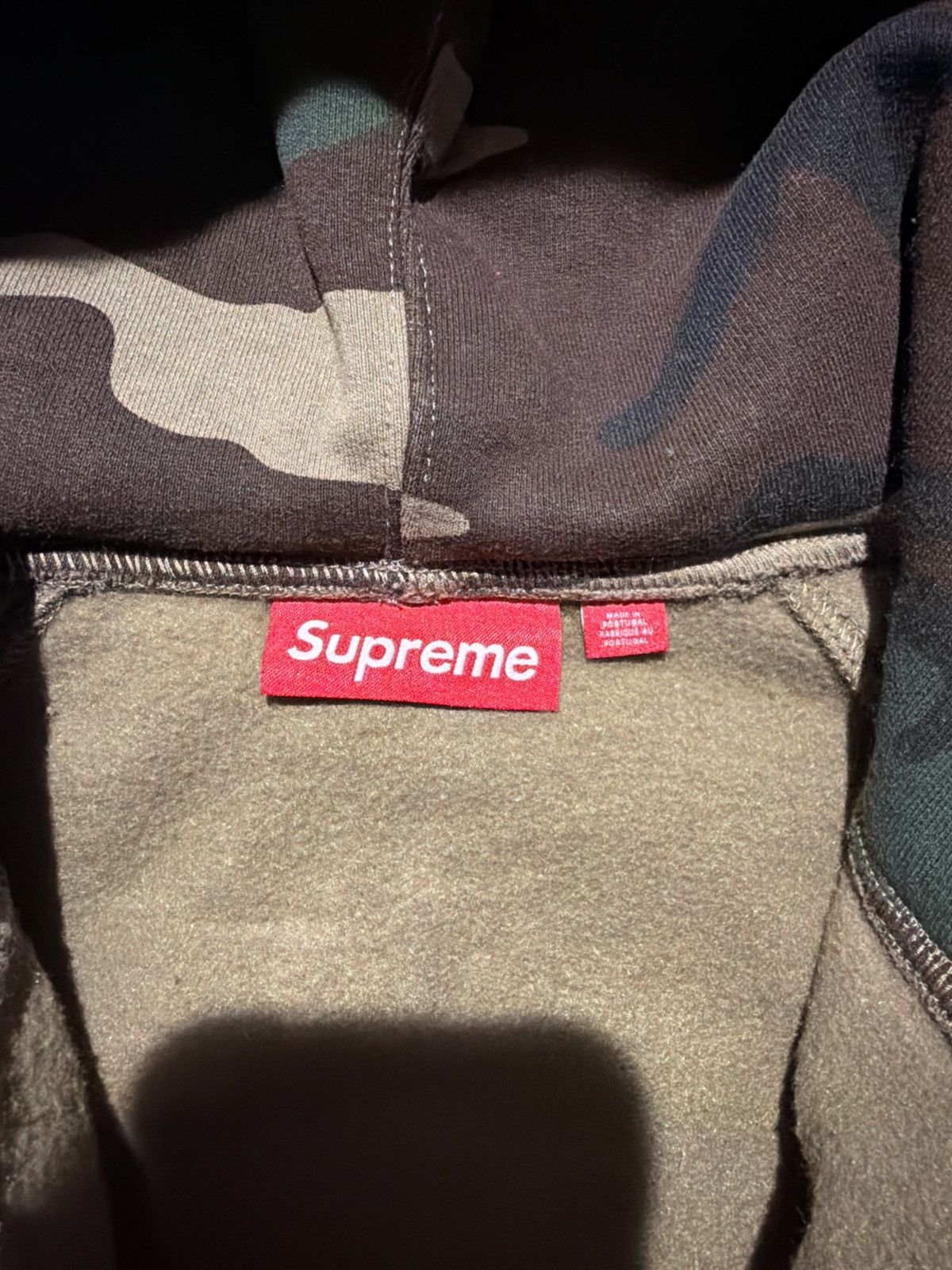 Supreme supreme cracked raglan zip up hooded sweatshirt Size US XL / EU 56 / 4 - 2 Thumbnail