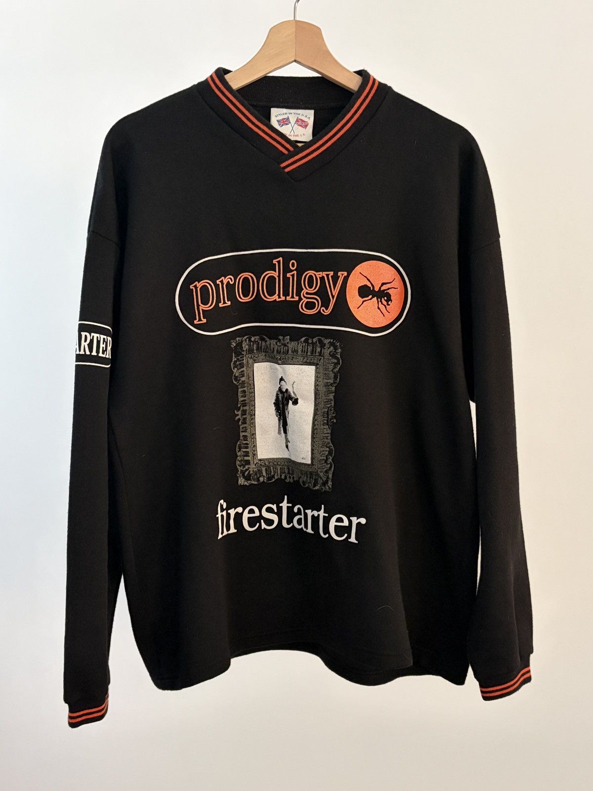 Vintage The Prodigy Firestarter Pullover Sweatshirt Size US L / EU 52-54 / 3 - 1 Thumbnail