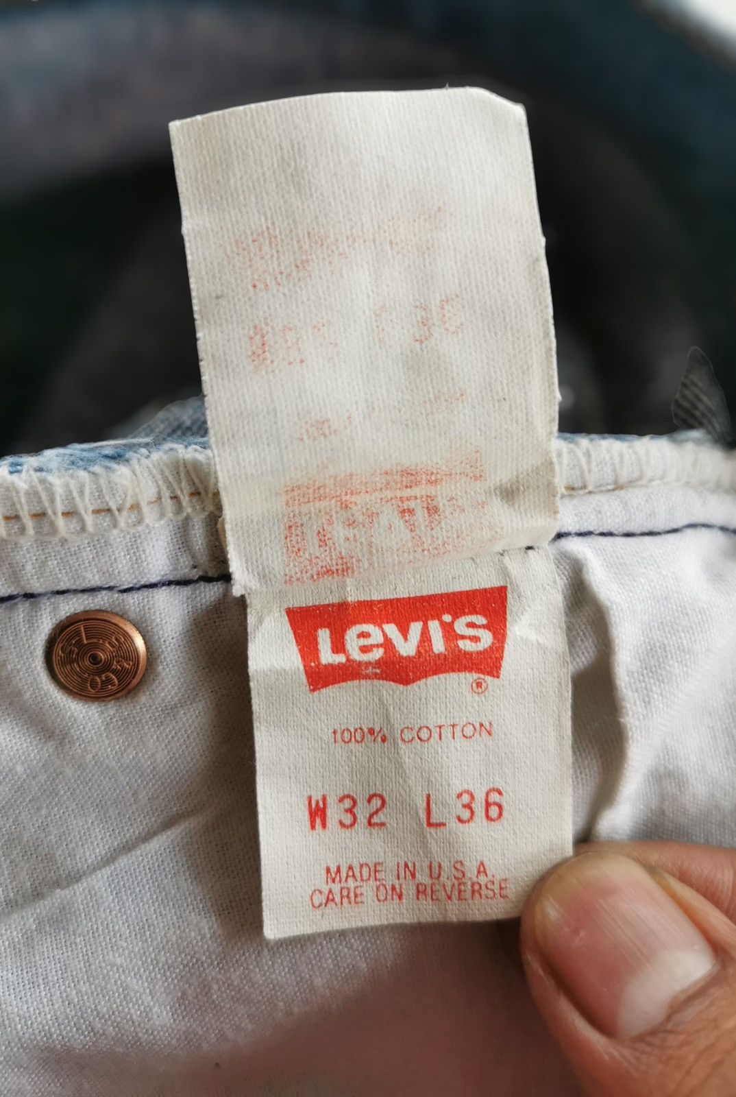 Levi's Levis 501 USA Vintage Size US 31 - 3 Thumbnail