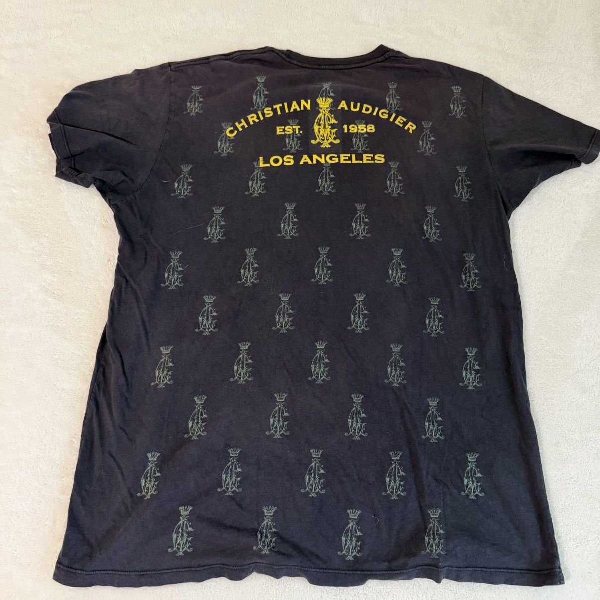 Christian Audigier y2k Christian Audigier Skull T-Shirt Size US L / EU 52-54 / 3 - 2 Thumbnail