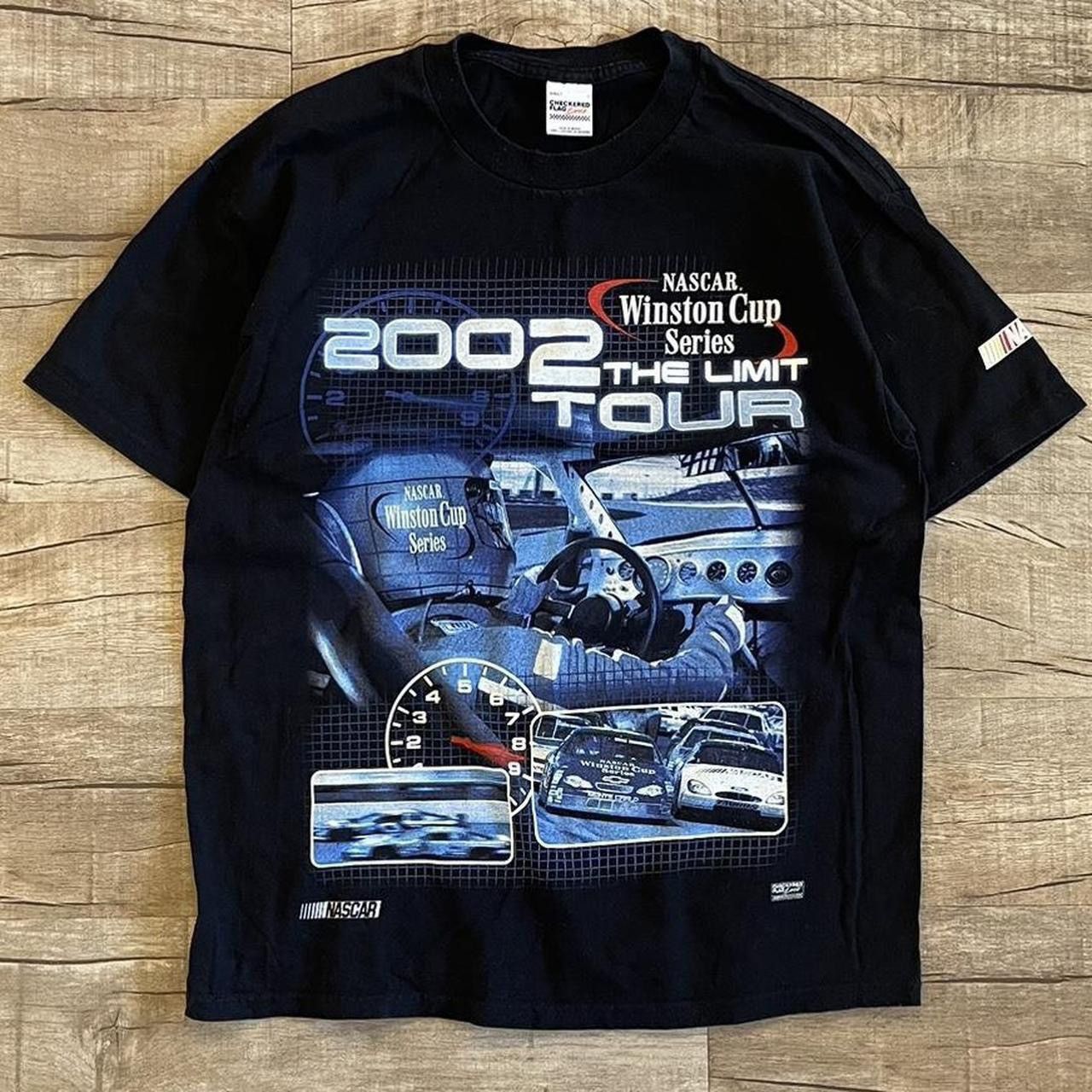 NASCAR × Vintage Vintage 2002 NASCAR Winston Cup Series Schedule T-Shirt Size US L / EU 52-54 / 3 - 1 Thumbnail