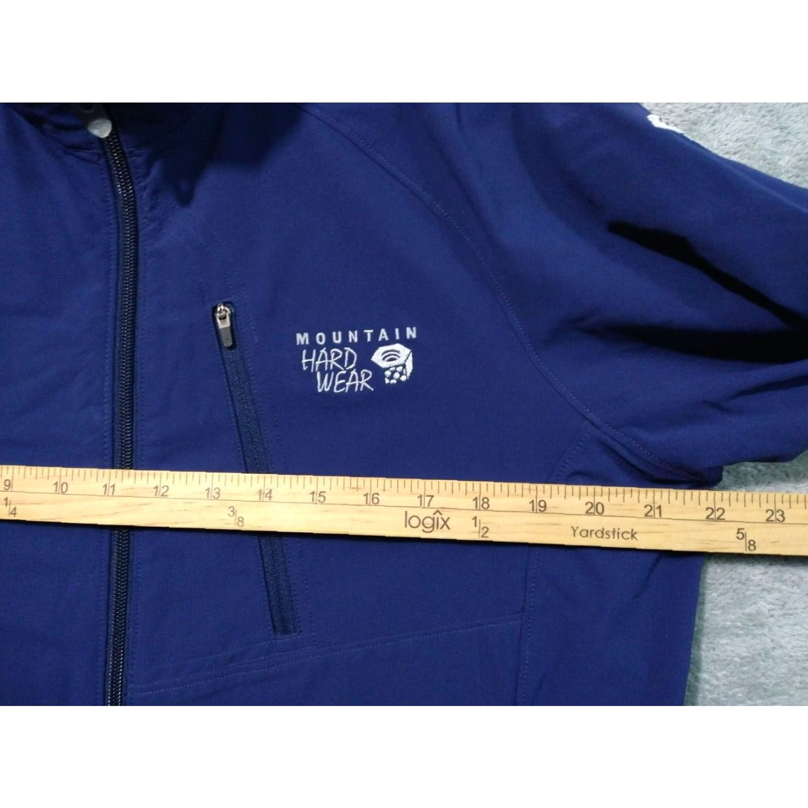 Mountain Hardwear Mountain Hardwear Softshell Jacket Mens Medium Blue Full Zip Outdoor Windbreaker Size US M / EU 48-50 / 2 - 5 Thumbnail