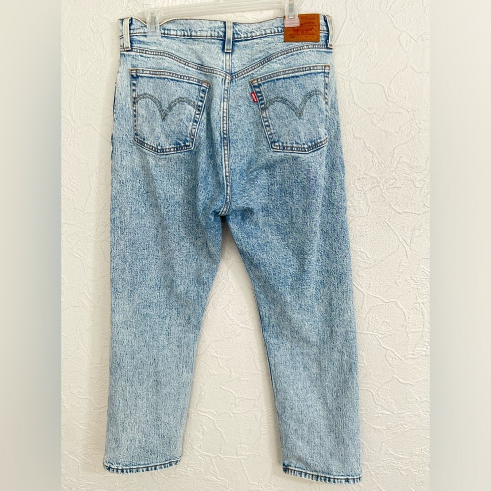 Levi's Levi's Women's Premium 501 Crop Jeans Acid Wash 32x26 CLEAN Size 32" / US 10 / IT 46 - 4 Thumbnail