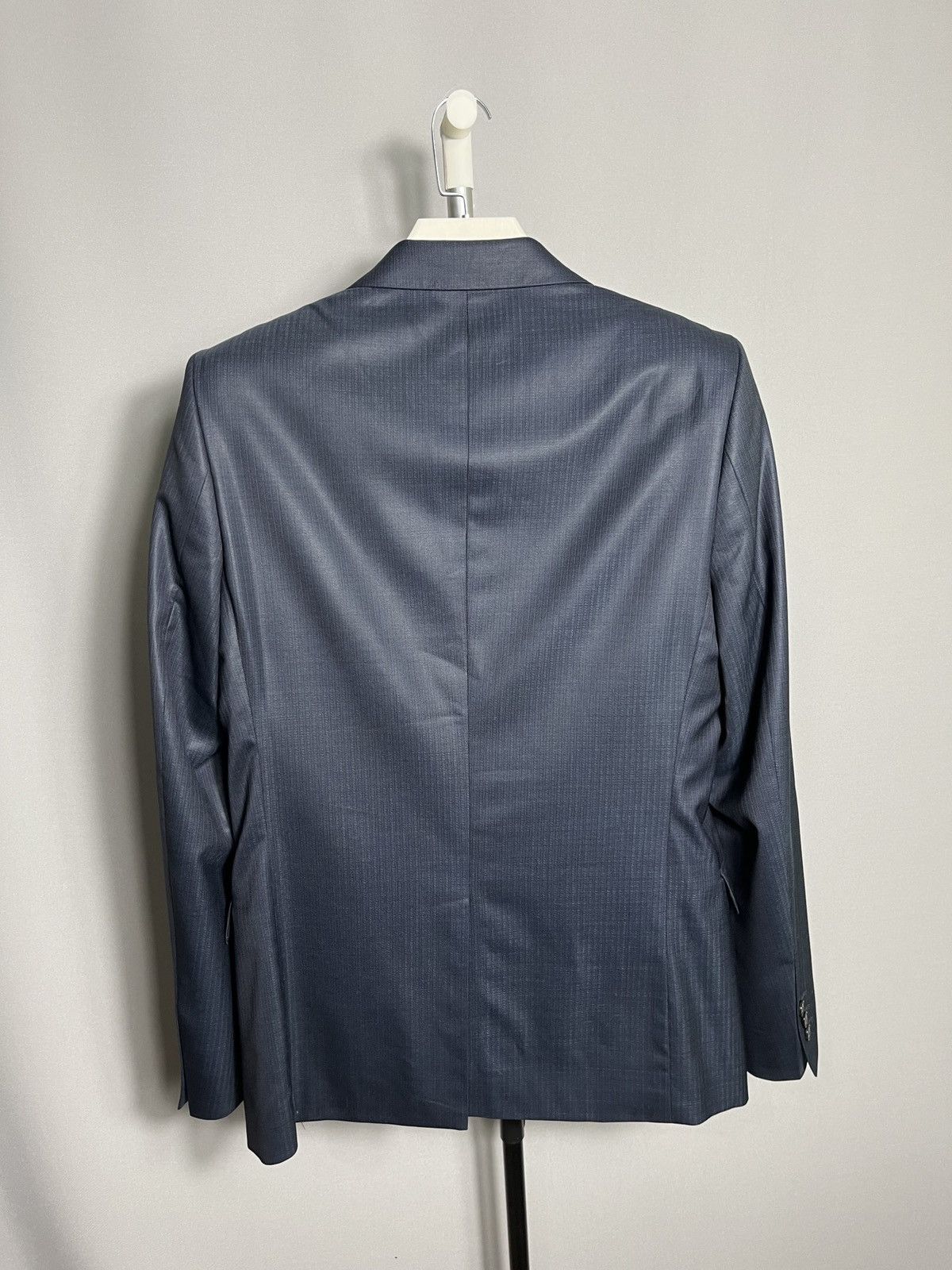 Versace Versace Collection Wool Blue Two Button Men's Blazer Jacket Size 50R - 6 Thumbnail