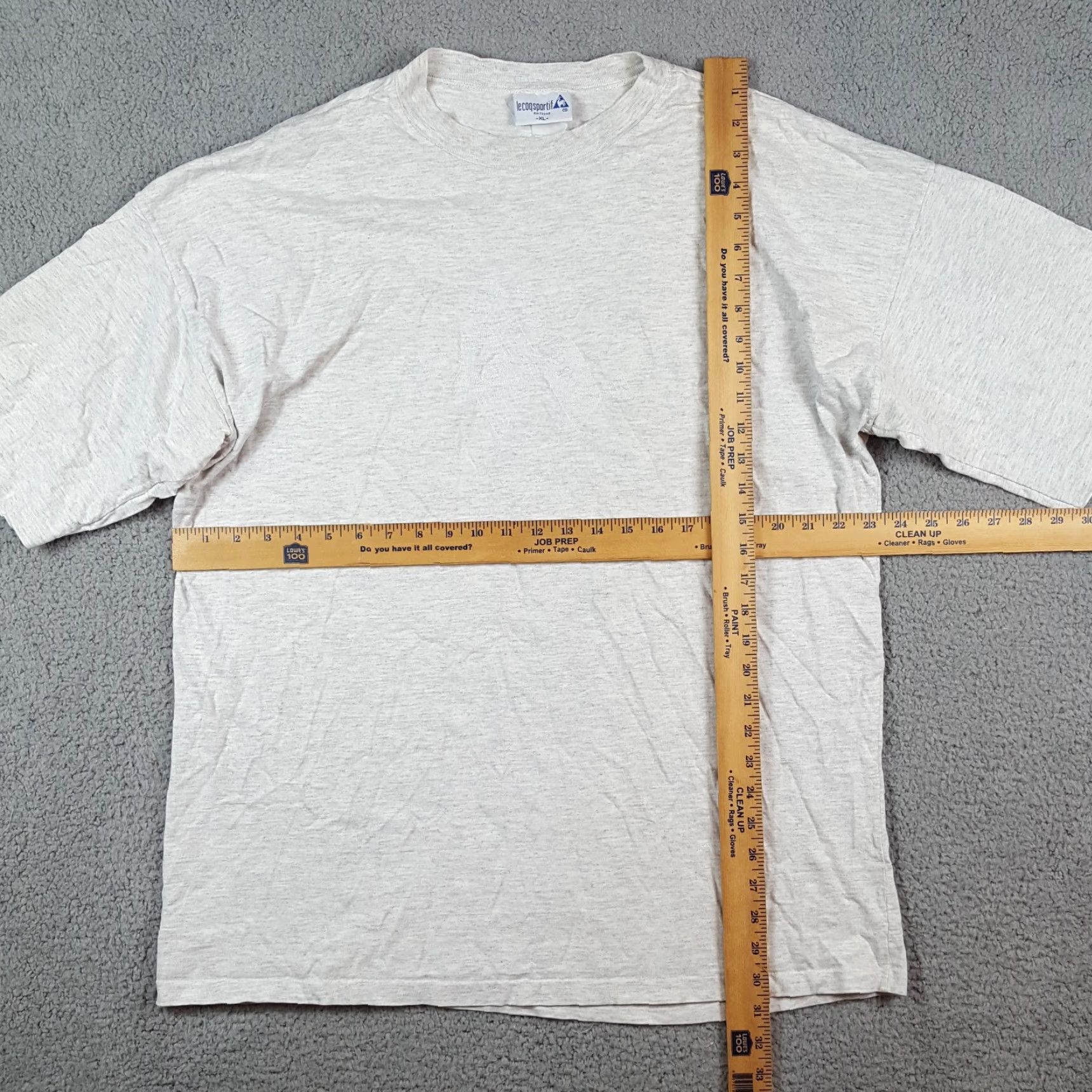 Le Coq Sportif VINTAGE Le Coq Sportif Tennis Gray Logo Embroidered T-Shirt Men's XL 90s Short Sleeve Size US XL / EU 56 / 4 - 7 Thumbnail