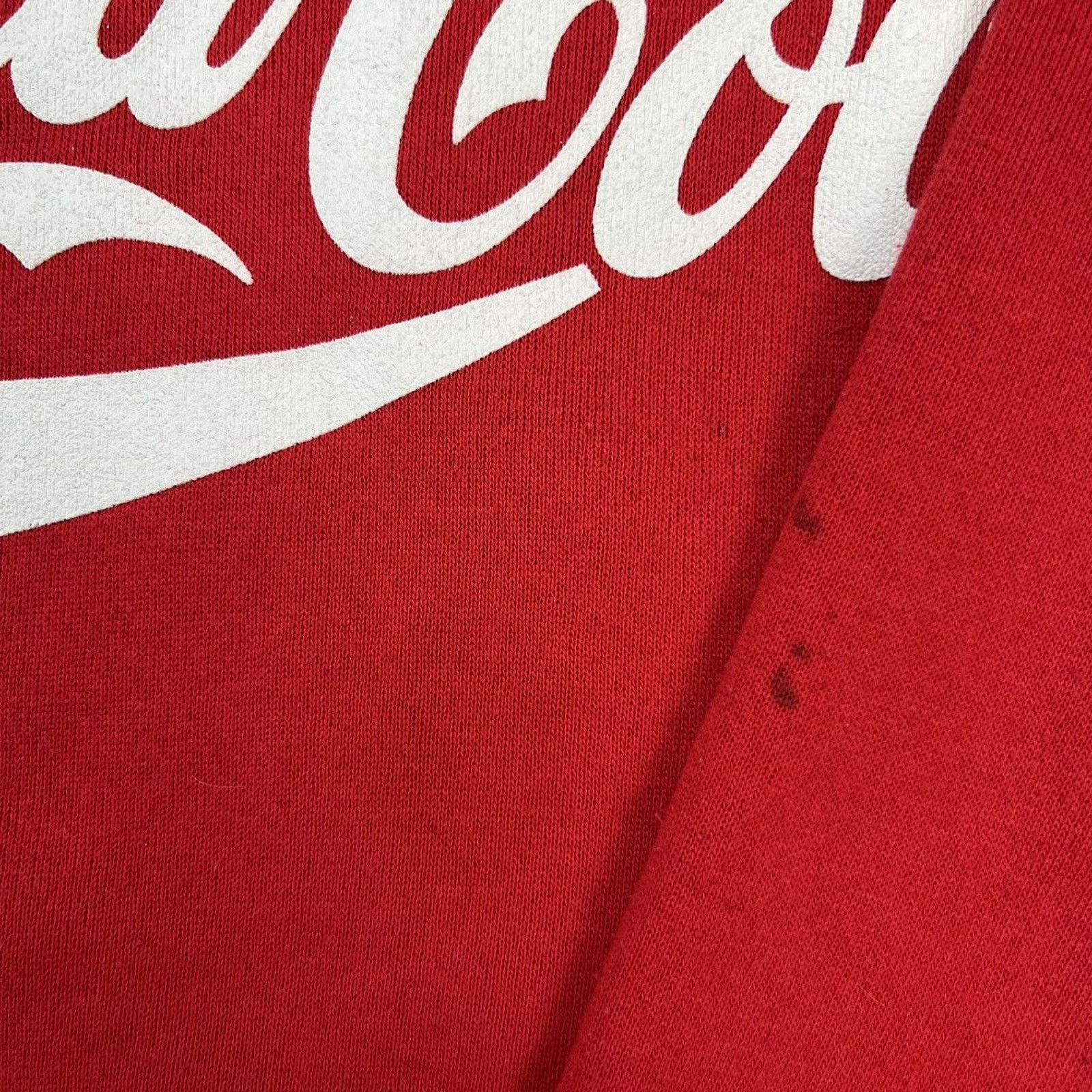 Coca Cola × Vintage Vintage Coca Cola Sweatshirt Spell Out Graphic 90s Crew Size US M / EU 48-50 / 2 - 3 Thumbnail
