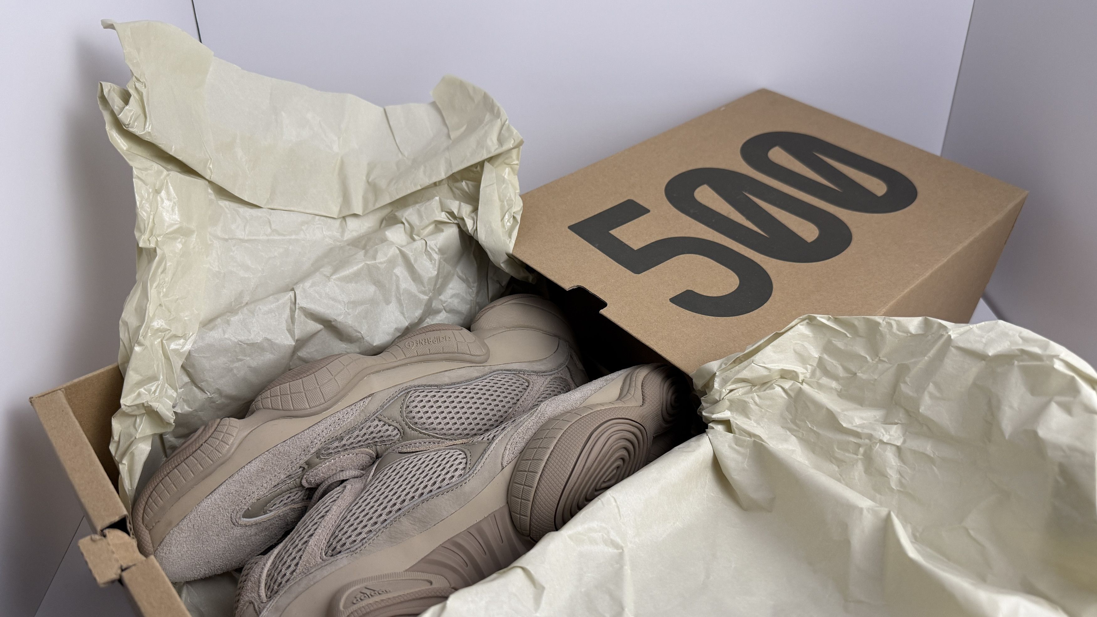 Adidas × Kanye West × Yeezy Yeezy 500 Taupe Size US 13 / EU 46 - 4 Thumbnail