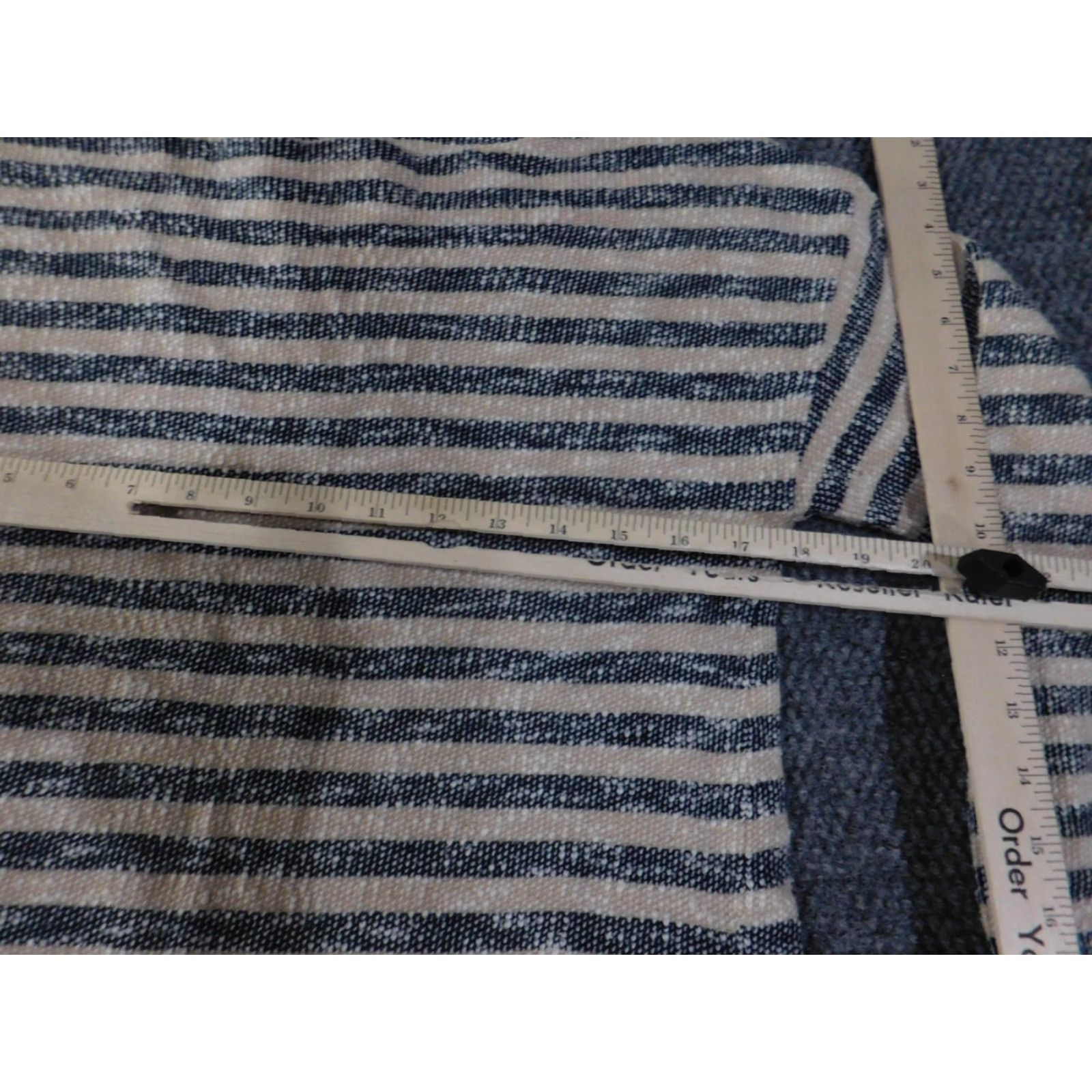 Soft Surroundings Soft Surroundings Sweater Tunic Womens Medium Blue Beige Striped Cotton Boho Size M / US 6-8 / IT 42-44 - 5 Thumbnail