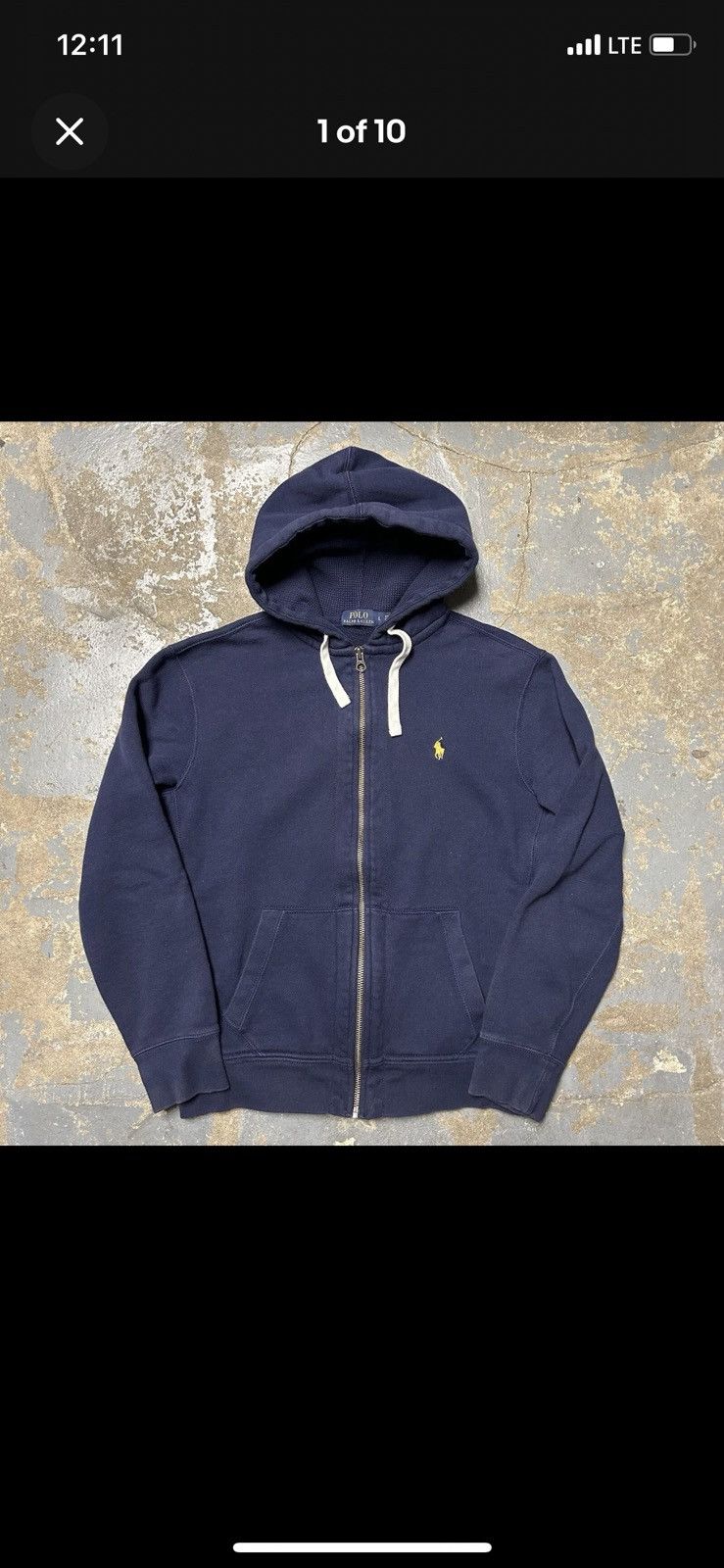 Polo Ralph Lauren × Vintage Vintage Polo Ralph Lauren Zip-Up Hoodie Y2K Size US L / EU 52-54 / 3 - 1 Thumbnail