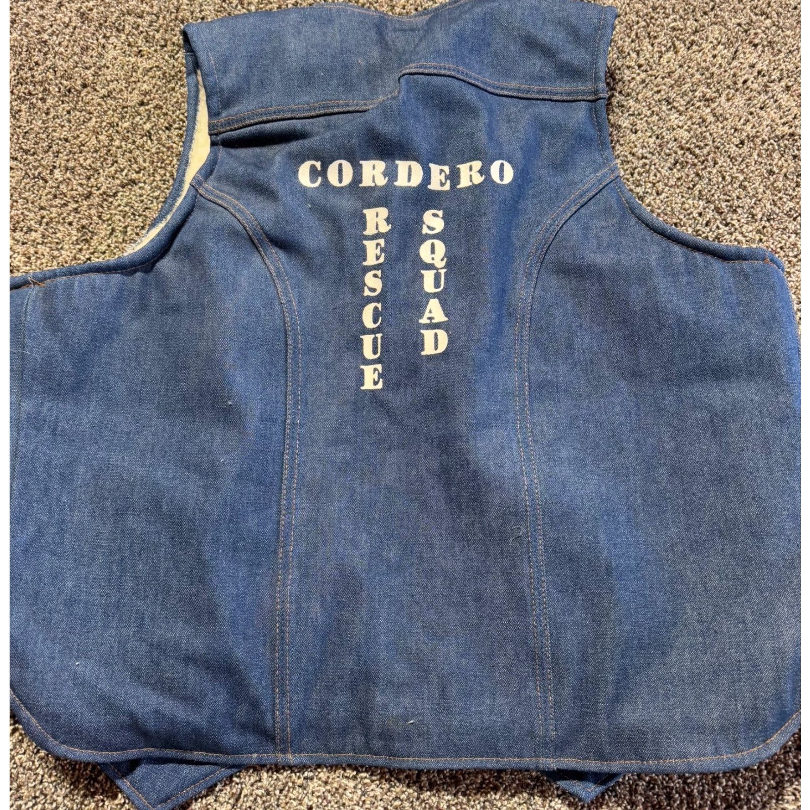 Wrangler VINTAGE Wrangler Vest Mens XL Blue Denim Sherpa Lined Western Cowboy LOGO Size US XL / EU 56 / 4 - 5 Thumbnail
