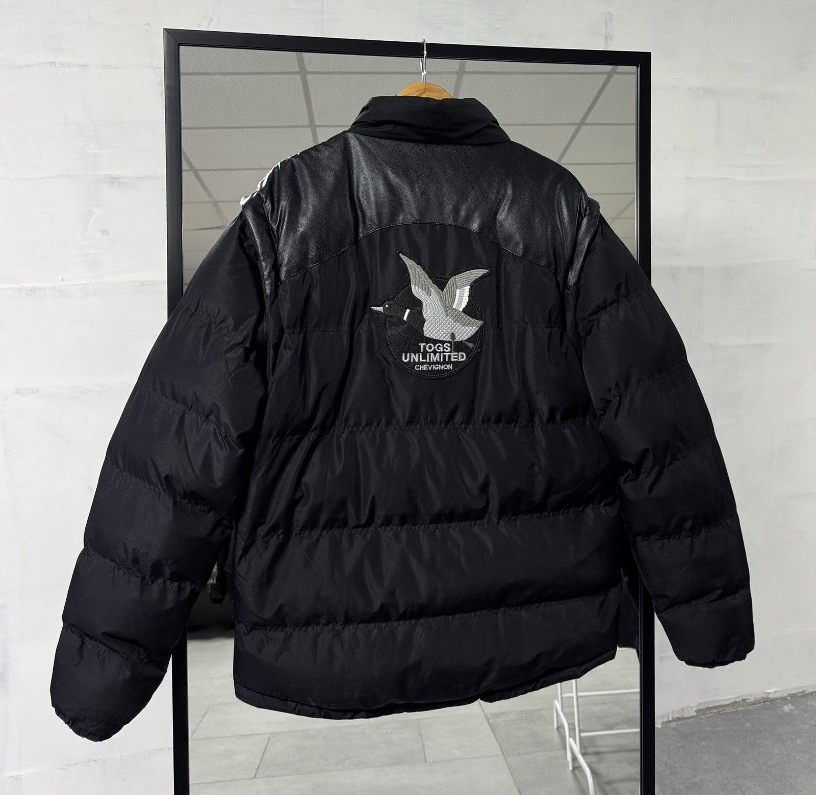 Chevignon Vintage Togs Unlimited by Chevignon 2 in 1 Warm Black Jacket Size US XL / EU 56 / 4 - 2 Thumbnail