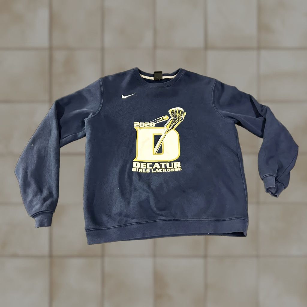 Nike Nike Sweatshirt Mens Regular M Navy Blue 1/4 Zip Logo Decatur Girls Lacrosse 2020 SportsPullover Size US M / EU 48-50 / 2 - 1 Thumbnail