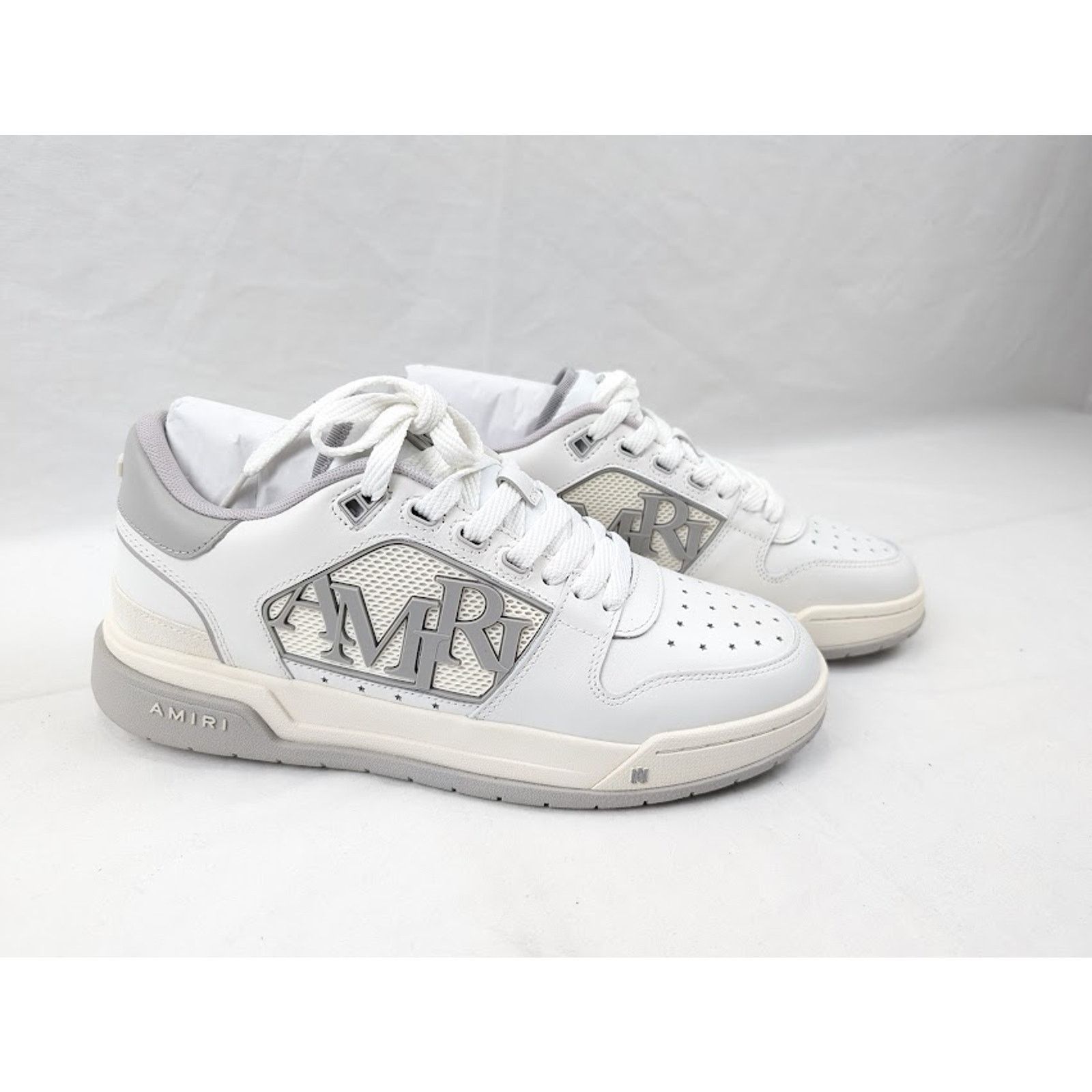 Amiri o1rshd1 Classic Low-Top Sneakers in White Grey Size US 13 / EU 46 - 11 Thumbnail