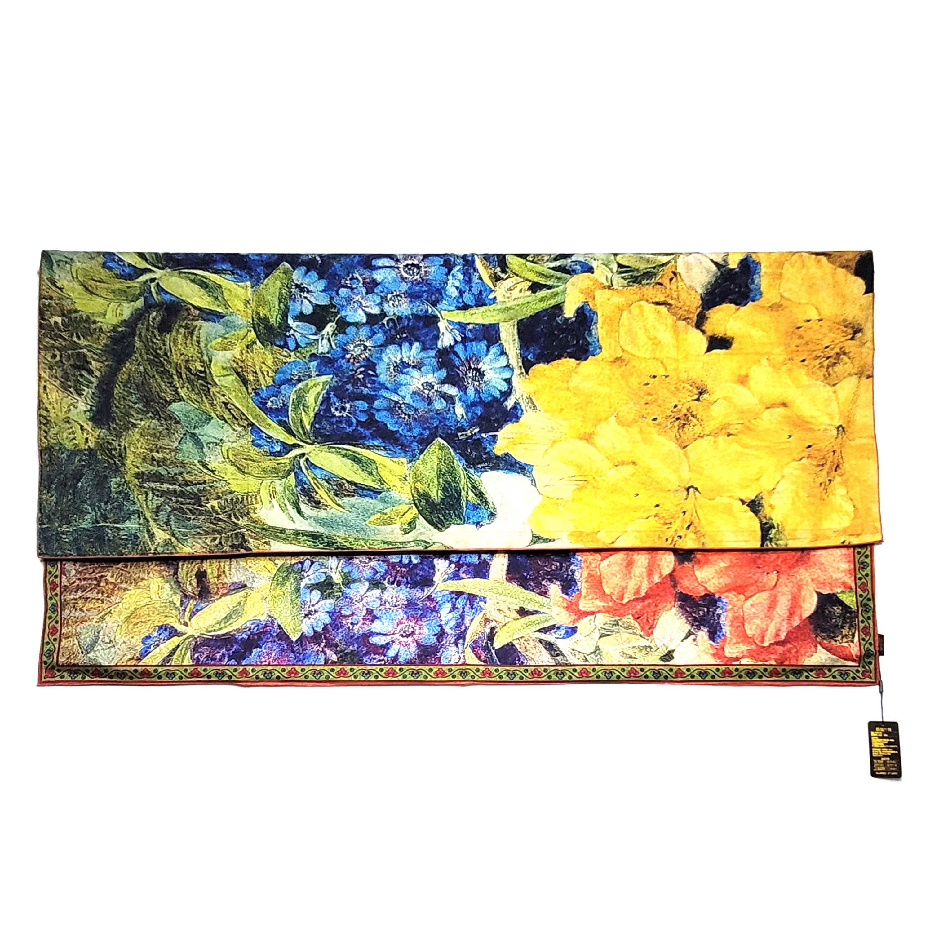 Other NWT Double Sided Silk Scarf 52"x52" Large Square Wrap 3206 Size ONE SIZE - 5 Thumbnail