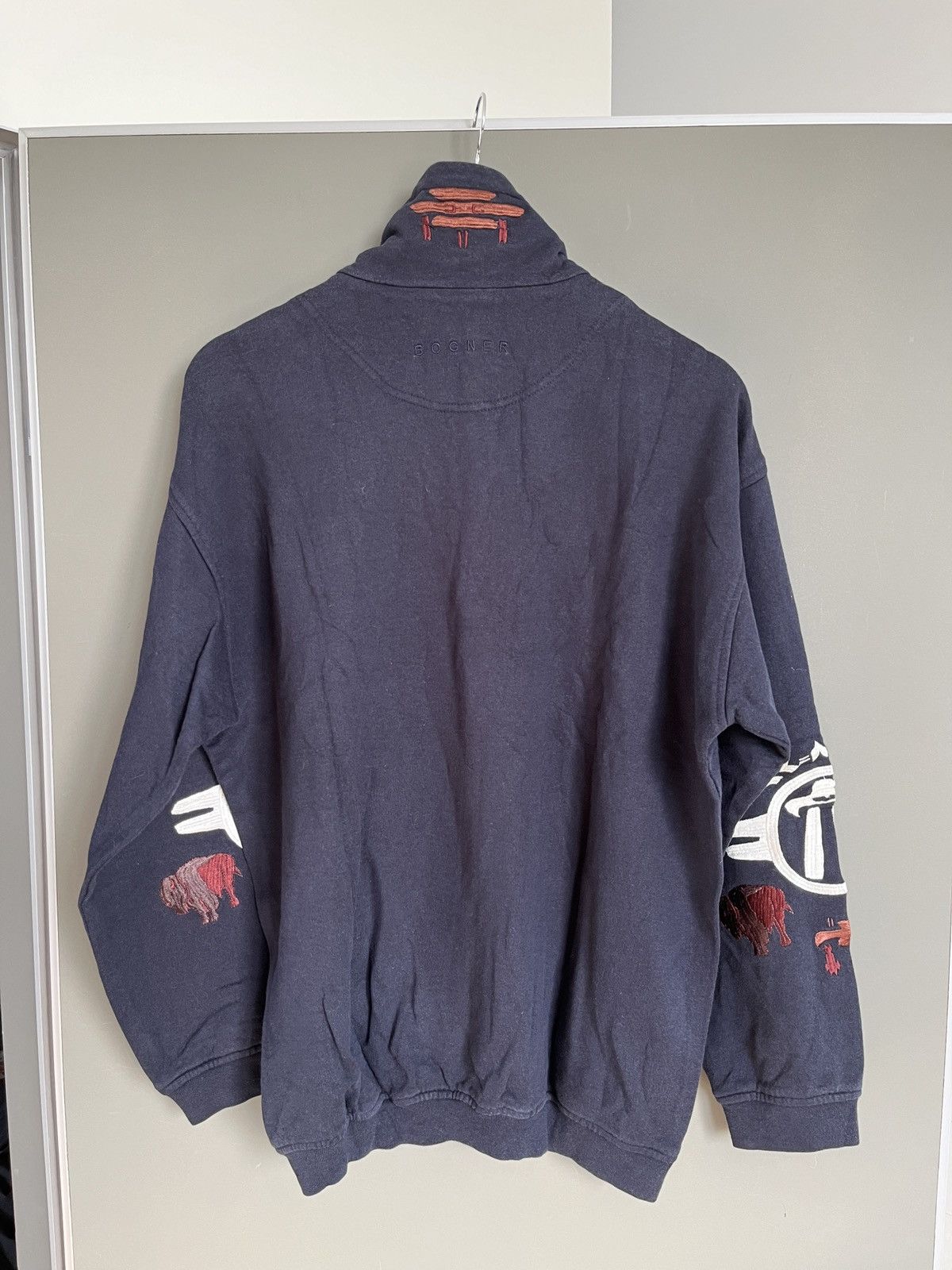 Bogner BOGNER Zip High Neck Bizons Heritage Sweatshirt Size US M / EU 48-50 / 2 - 10 Thumbnail