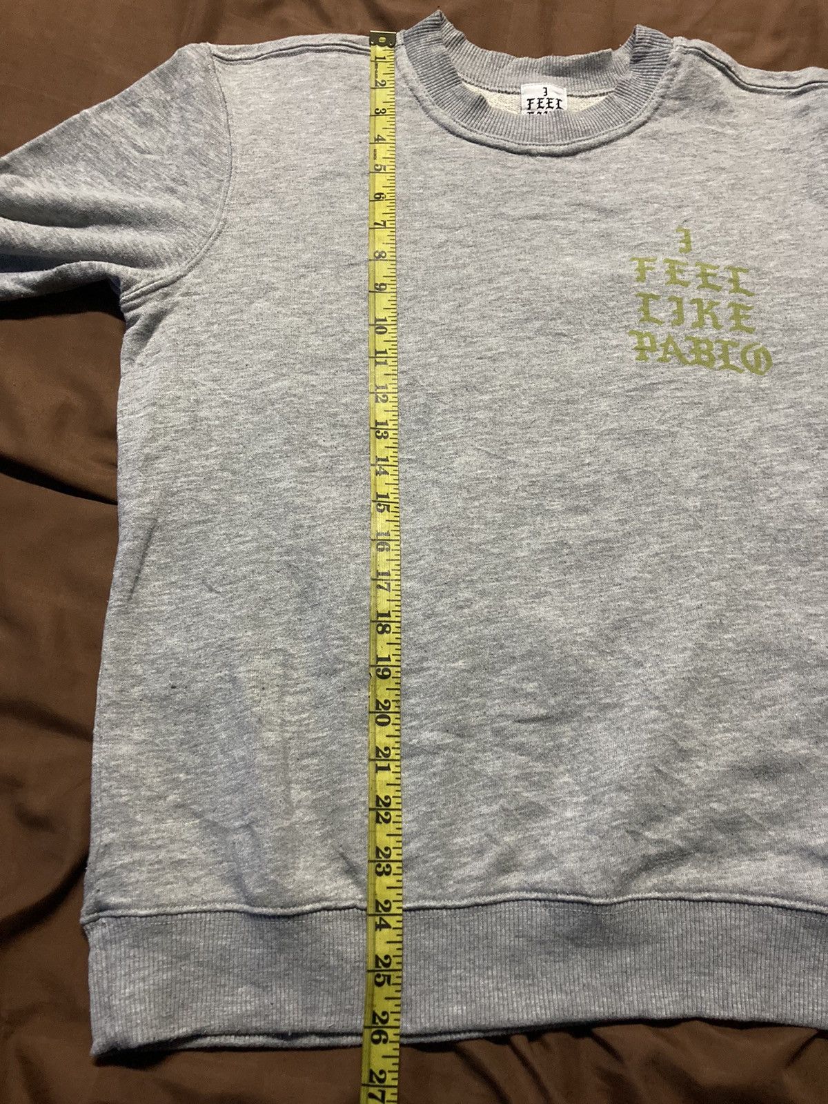 Kanye West Kanye West Merch I Feel Like Pablo Grey Sweatshirt Size US M / EU 48-50 / 2 - 9 Thumbnail