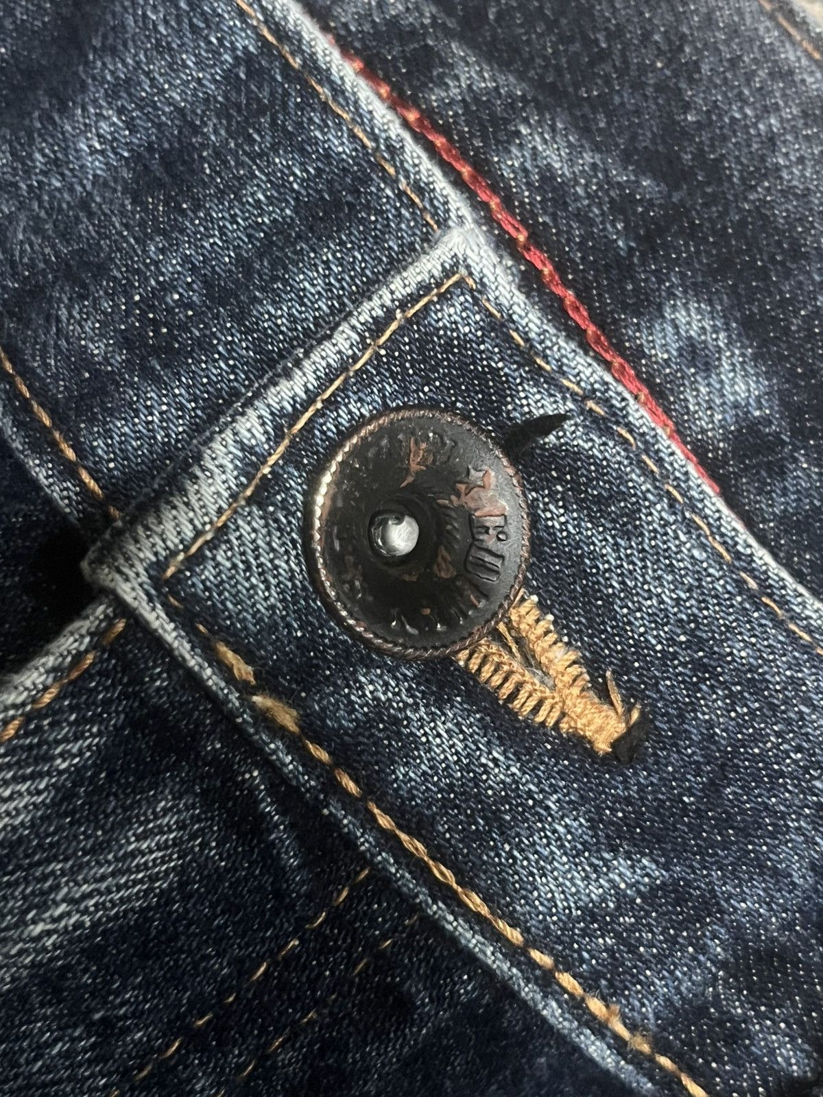 Edwin Vintage Edwin Exclusive Vintage Blue Washed Distressed Jeans Size US 32 / EU 48 - 5 Thumbnail