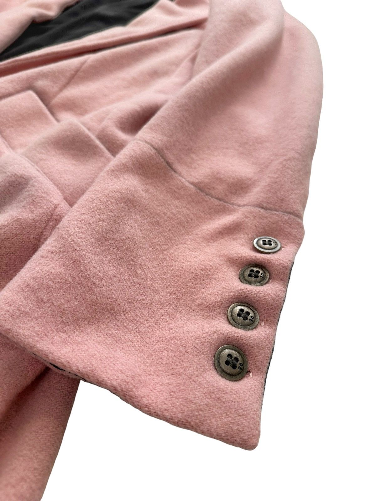 Greg Lauren Sz2 $3000 Pink Wool Top Long Coat Size US M / EU 48-50 / 2 - 5 Thumbnail