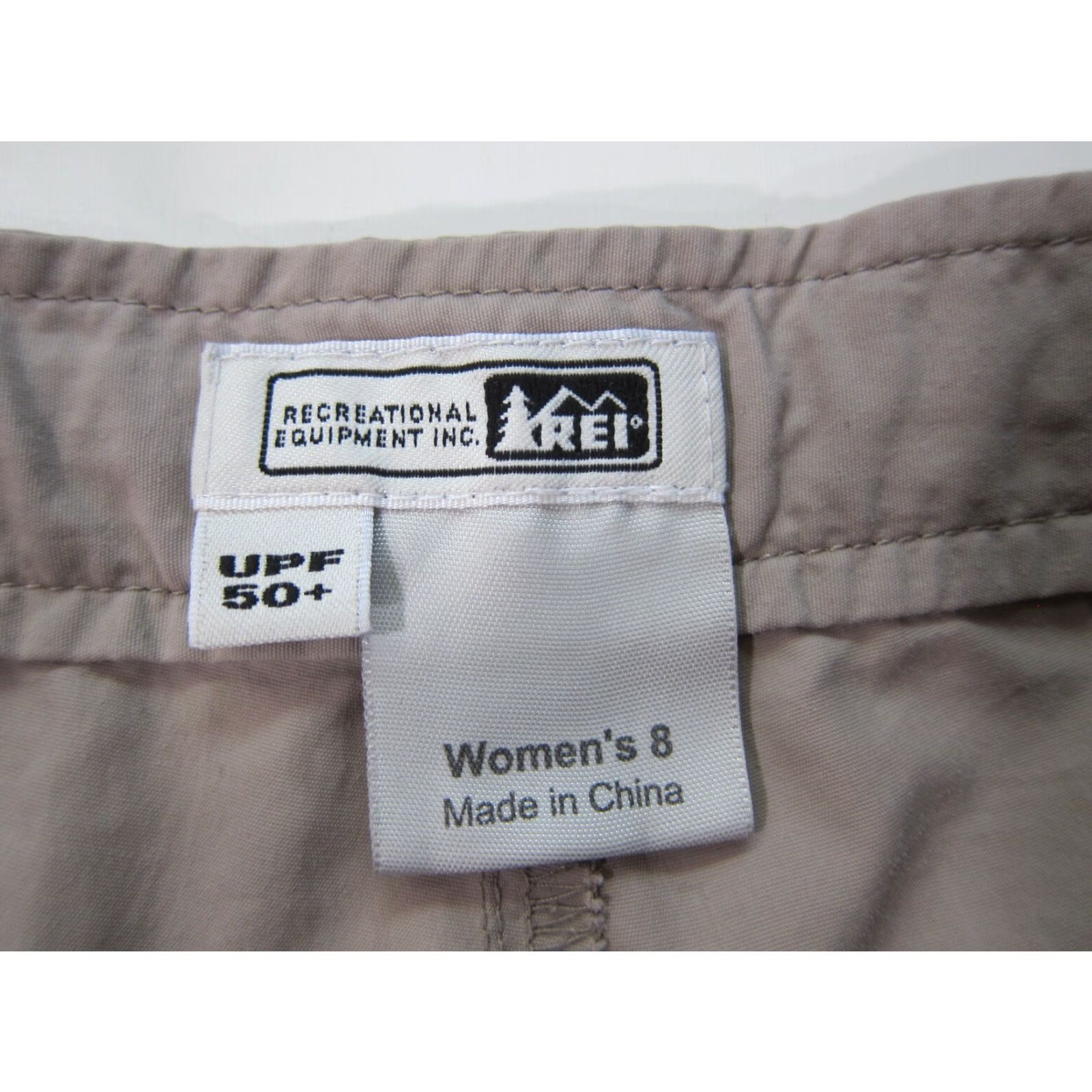 Vintage REI UPF 50+ 100% Nylon Brown Lightweight Pocket Hike Travel Capri Crop Pant 8 Size 30" / US 8 / IT 44 - 3 Thumbnail