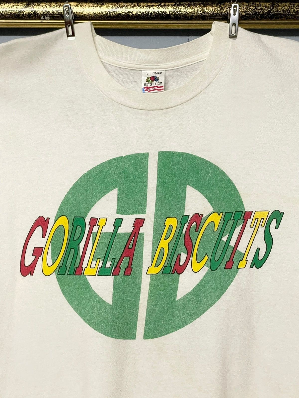 Vintage Vintage Og 90s Gorrila Biscuits ‘Start Today’ Rare Find Tee Size US L / EU 52-54 / 3 - 3 Thumbnail