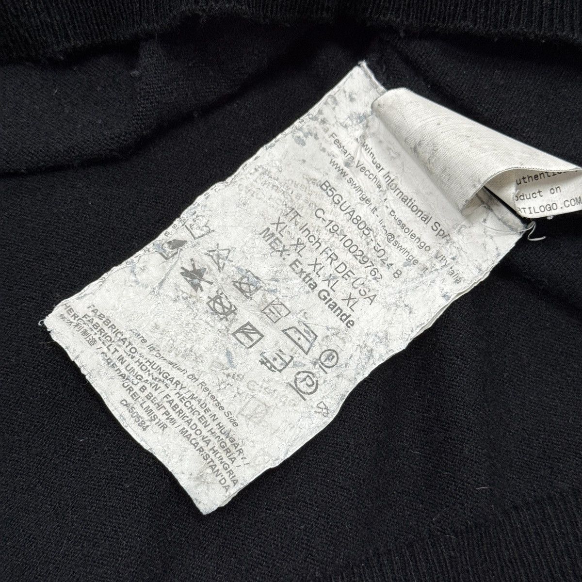 Versace Jeans Couture Versace Jeans Couture Big Logo Wool Sweater Size XL Men Size US XL / EU 56 / 4 - 12 Thumbnail