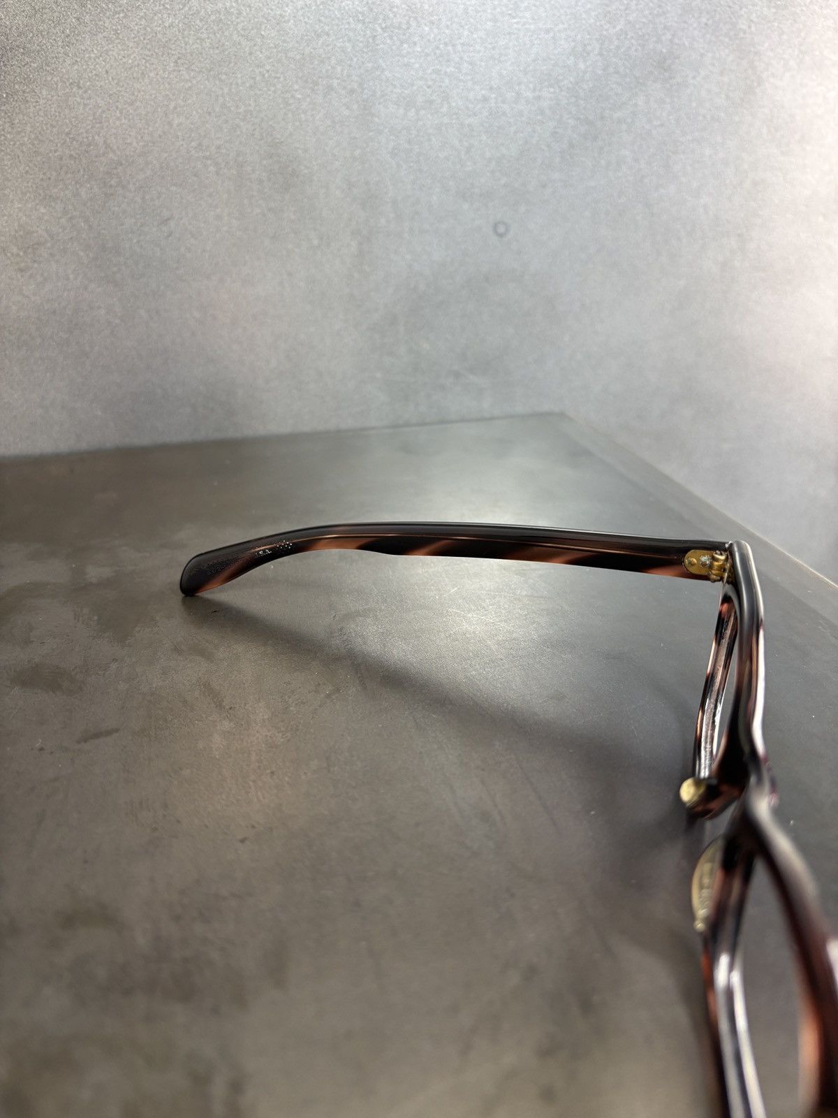 American Optical 1960s Liberty Optical Eyeglasses Vintage Frames USA Horn Rim Size ONE SIZE - 5 Thumbnail