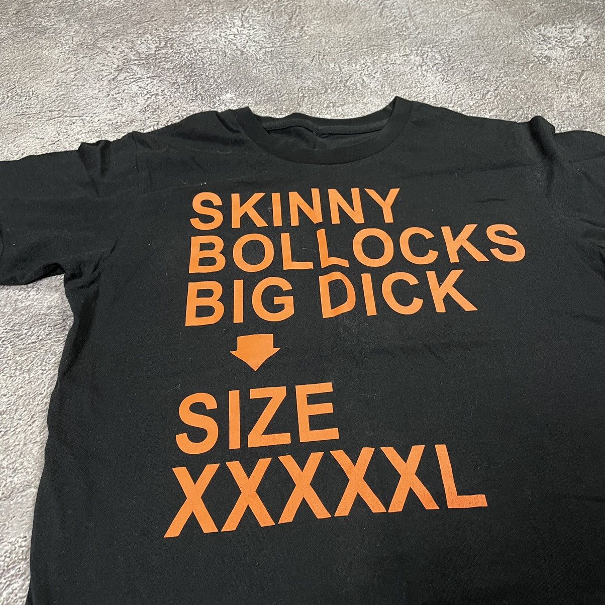 Vintage Vintage Y2K ADULT FUNNY Tee BIG DICK XXXXXXXL M Size US M / EU 48-50 / 2 - 5 Thumbnail