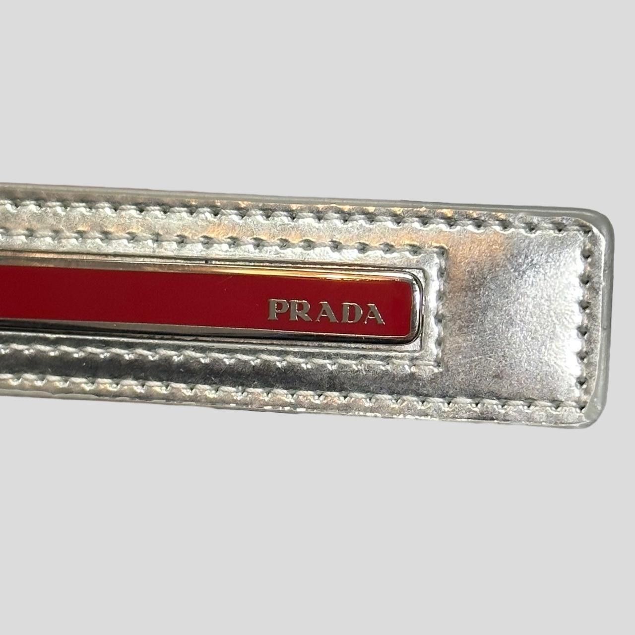 Prada Prada Sport 00’s Astro Leather Red Tab Key Ring + Box Size ONE SIZE - 2 Thumbnail