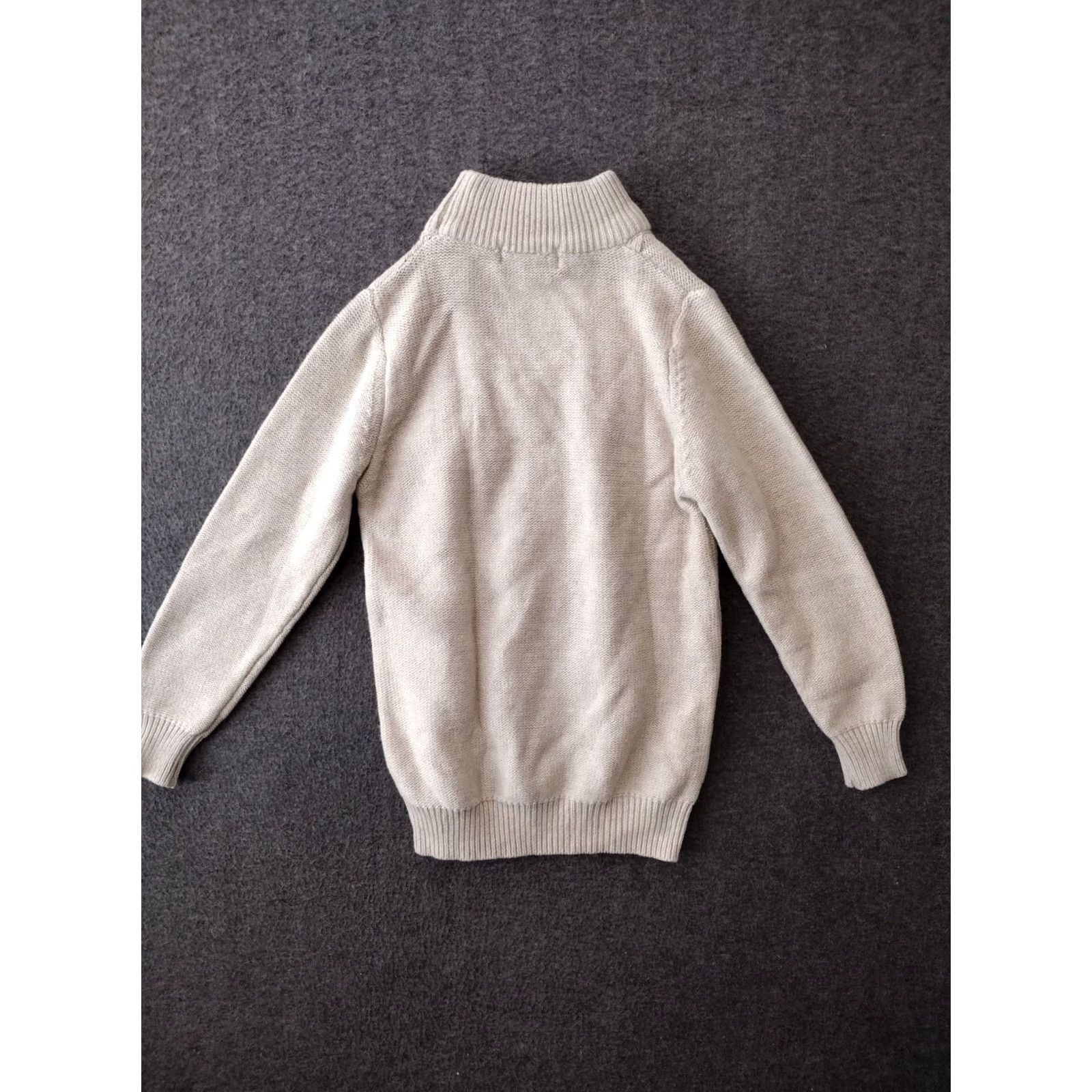 Vintage Nube Beige Knit Patterned Turtleneck Sweater S/M Wool Womens Knit Pattern Pullover Beige Open-Knit Fall Winter Vintage: No Size S / US 4 / IT 40 - 2 Thumbnail