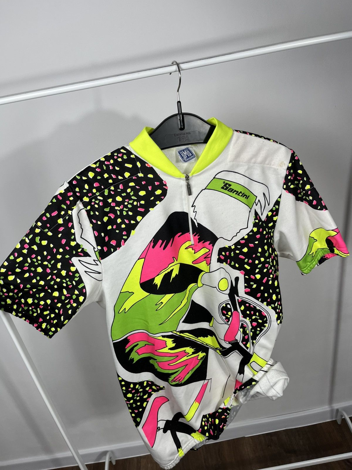 Other Vintage Santini Cycling Jersey Made in Italy XXL Bike Shirt Size US XXL / EU 58 / 5 - 12 Thumbnail