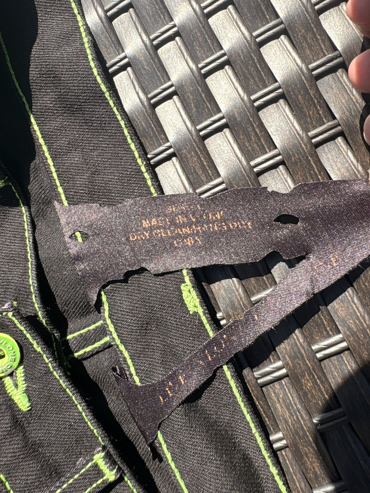Vlone Vlone Old English Denim Size US 34 / EU 50 - 8 Thumbnail