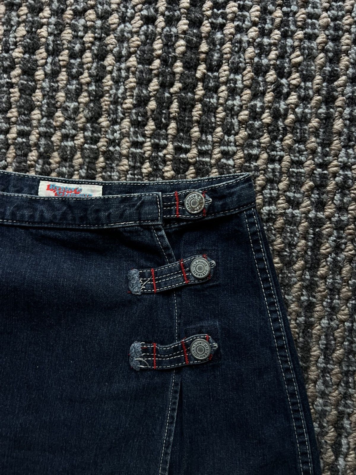 Hysteric Glamour Hysteric Glamour Spellout Denim Jeans Skirt Y2K Archive Size 26" / US 2 / IT 38 - 3 Thumbnail
