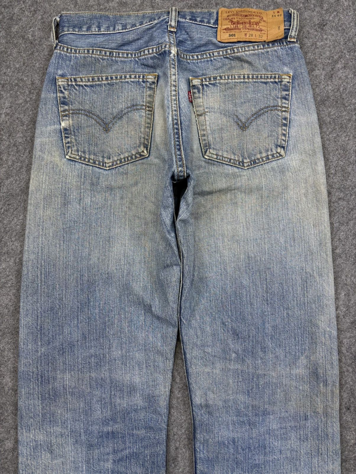 Levi's 💥Thrashed💥Vintage Levis 501 Crazy Rework Denim F823 Size US 28 / EU 44 - 11 Thumbnail