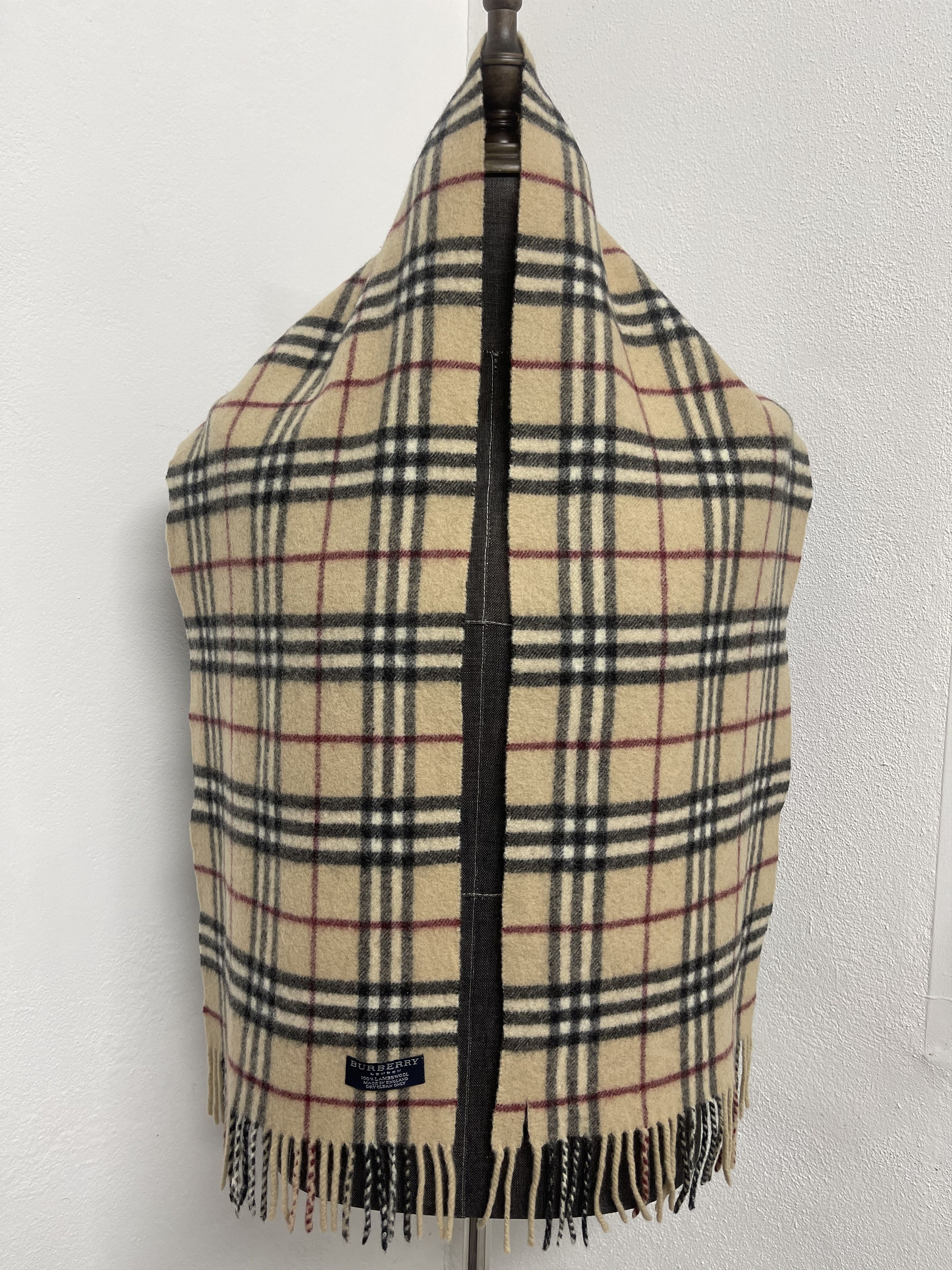 Burberry Vintage Burberry Nova Checkered Muffler Scarf - 6231 Size ONE SIZE - 3 Thumbnail