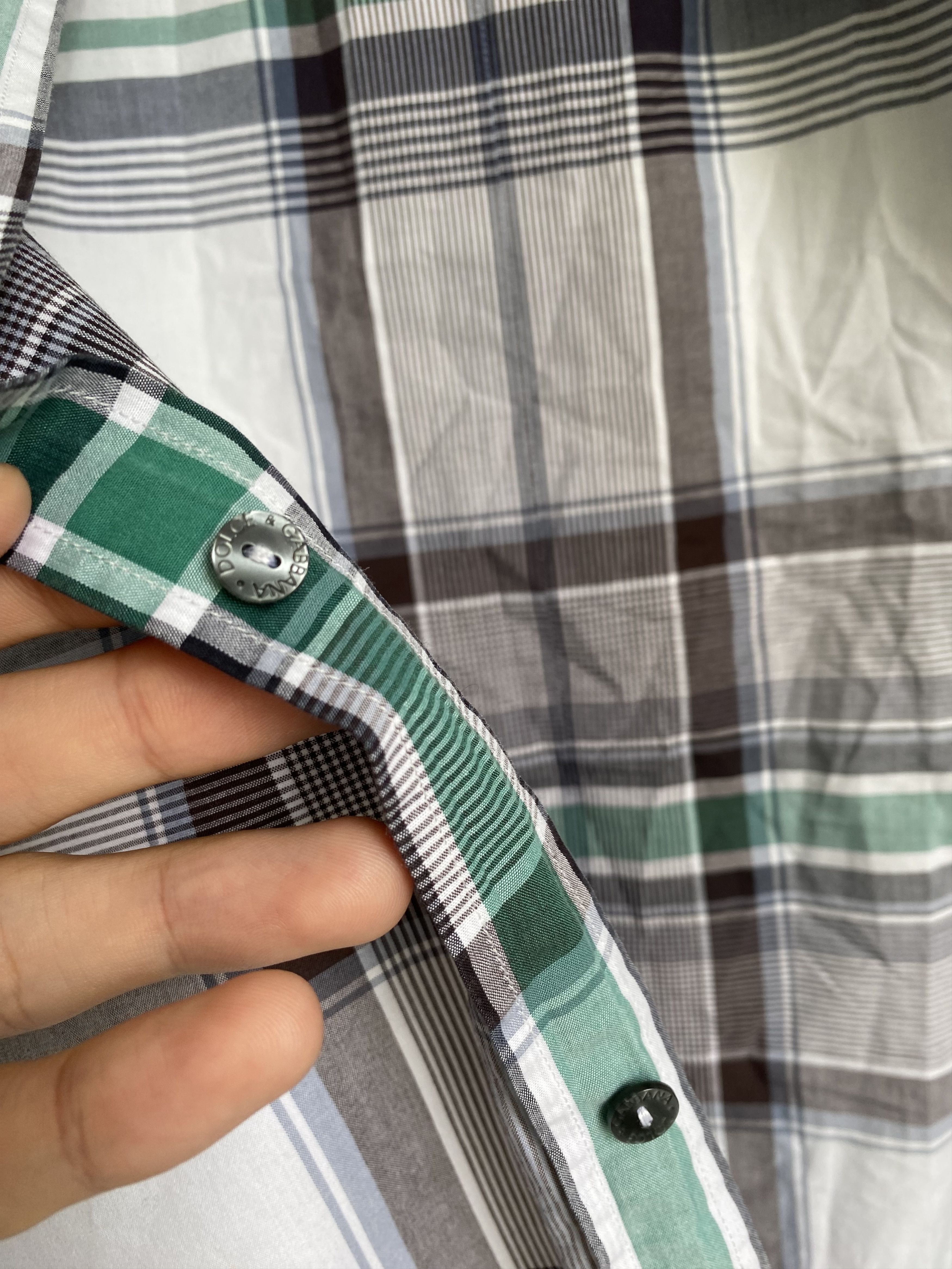 Dolce & Gabbana Dolce & Gabbana checkered shirt Size US M / EU 48-50 / 2 - 4 Thumbnail
