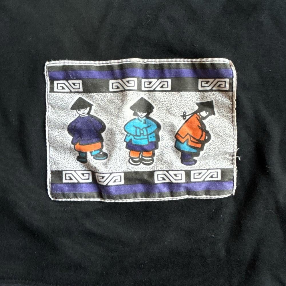 Designer Vintage Aztec Long Sleeve Shirt Size US XXS / EU 40 - 2 Thumbnail