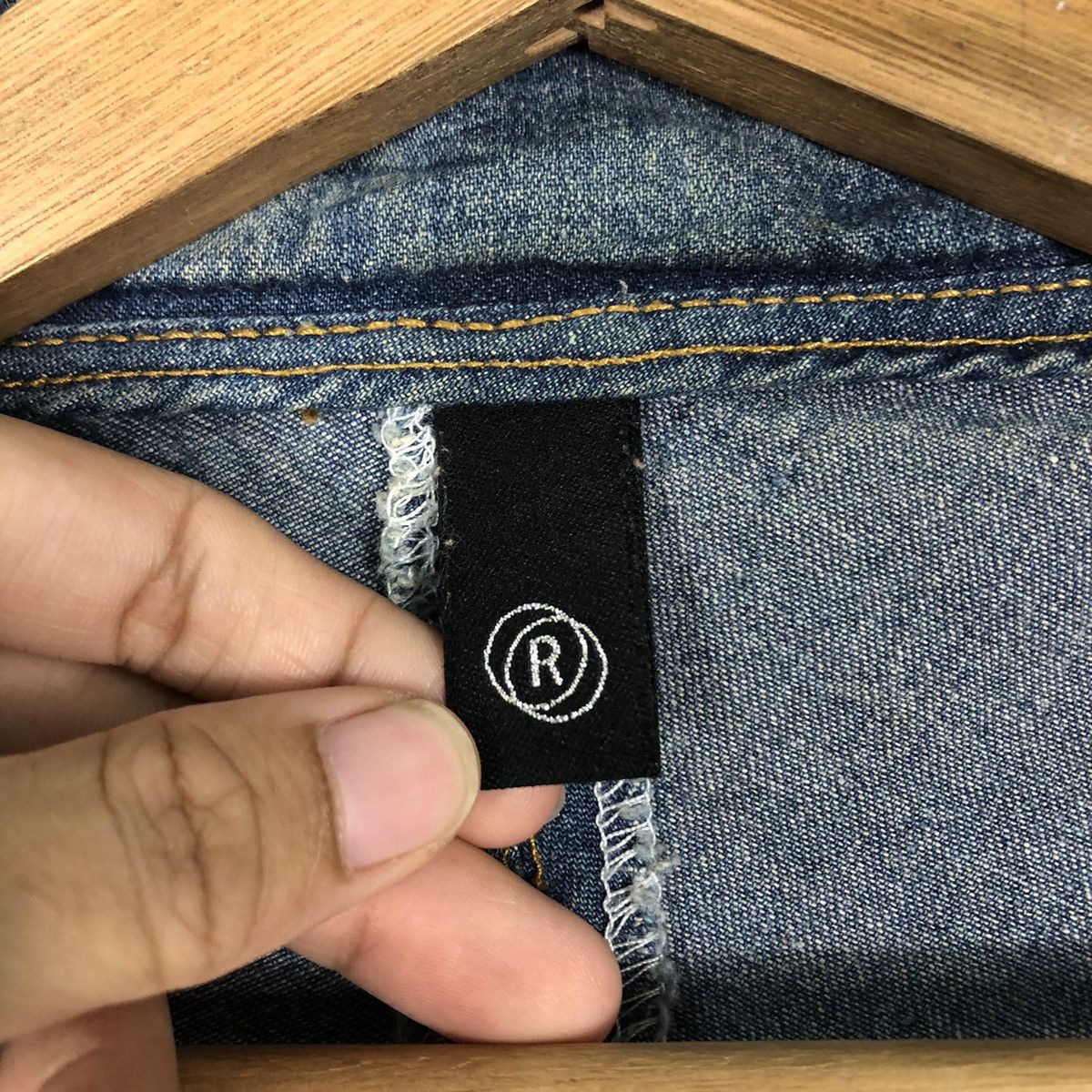 Japanese Brand 📌Vintage Biker Denim Jacket Unknown Japan Issey Miyake Size US M / EU 48-50 / 2 - 20 Thumbnail