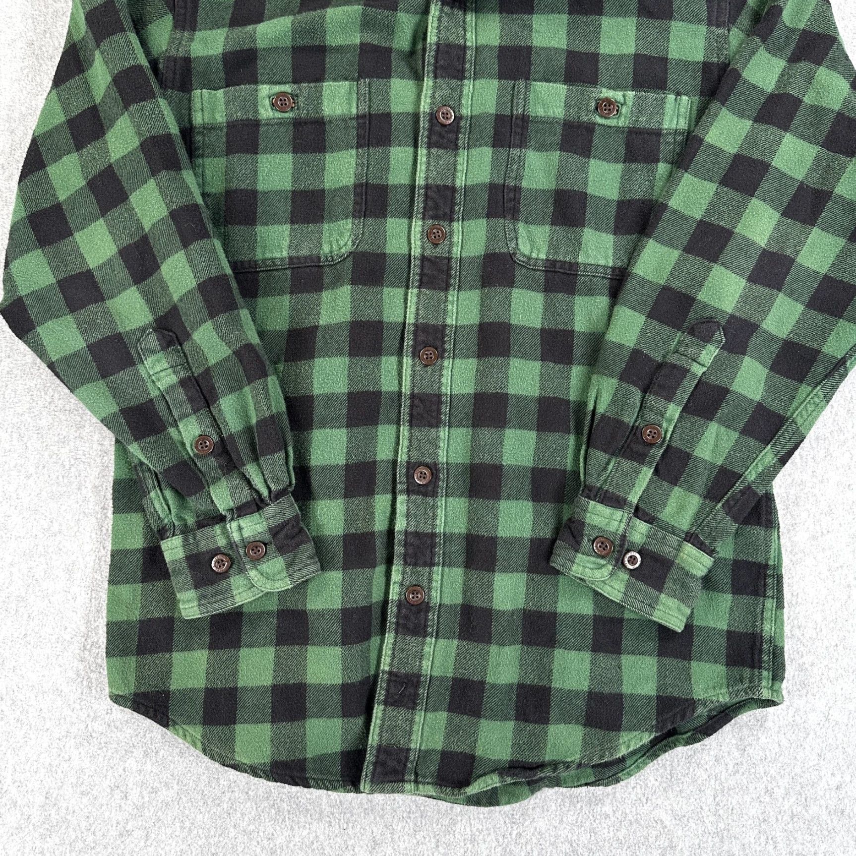 Orvis Orvis Flannel Shirt Mens Medium Green Black Plaid Button Front Pockets Casual Size US M / EU 48-50 / 2 - 4 Thumbnail