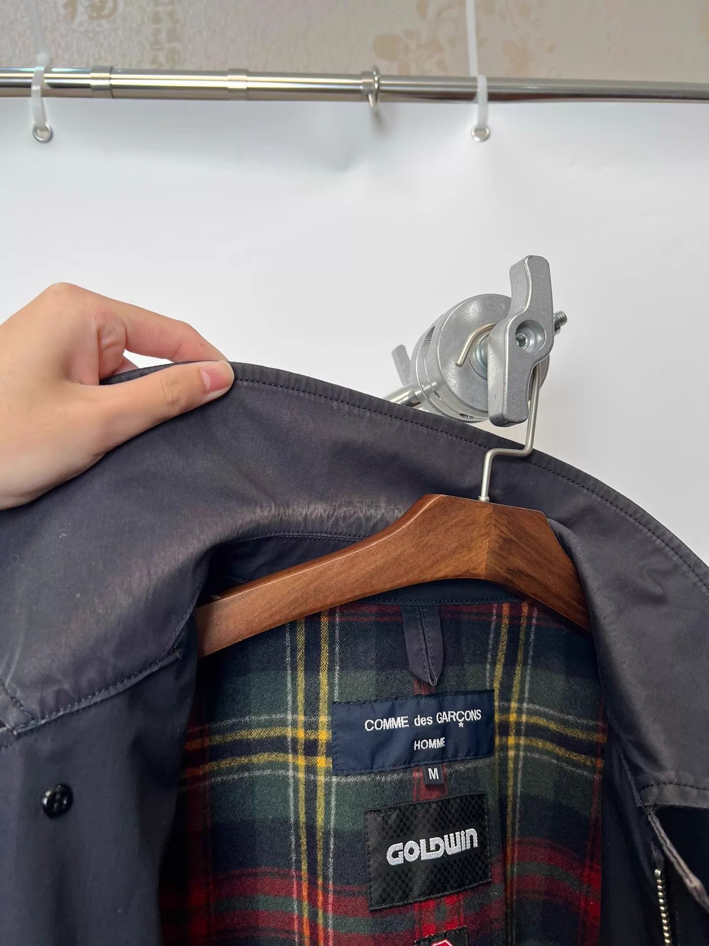 Comme des Garcons CDG X Goldwin Vintage Check Lined Wool Jacket M Size US M / EU 48-50 / 2 - 9 Thumbnail