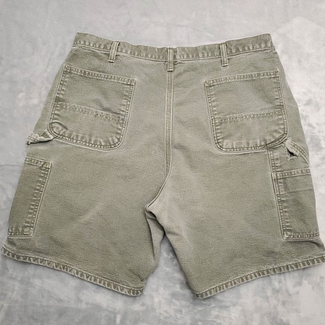 Carhartt VINTAGE Carhartt Shorts Mens 38 Moss Green Canvas Carpenter Work Cargo B25 MOS Size US 38 / EU 54 - 4 Thumbnail