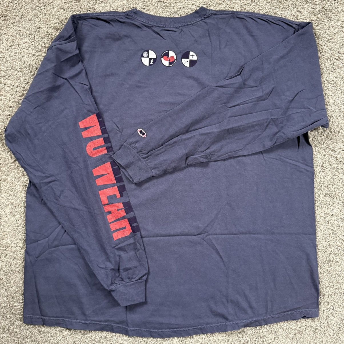 Wu-Tang Clan 🔴Wu-Wear Shirt Size 3XL WuTang Longsleeves Split Quadrant Size US XXL / EU 58 / 5 - 7 Thumbnail
