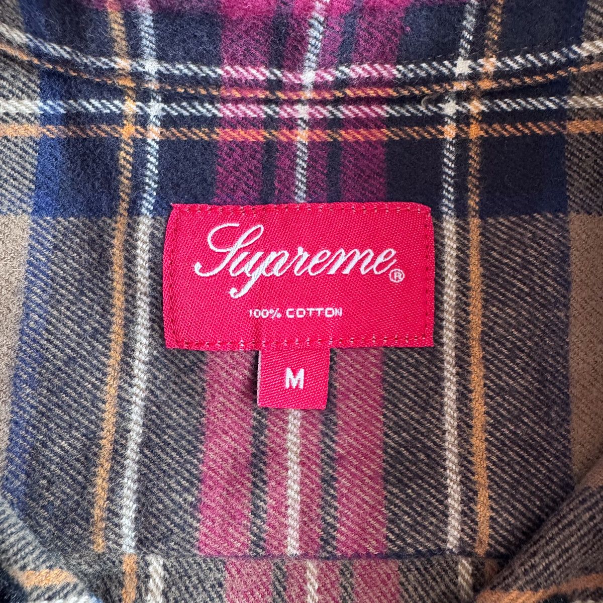 Supreme SUPREME SS2019 TARTAN FLANNEL SHIRT M Size US M / EU 48-50 / 2 - 4 Thumbnail