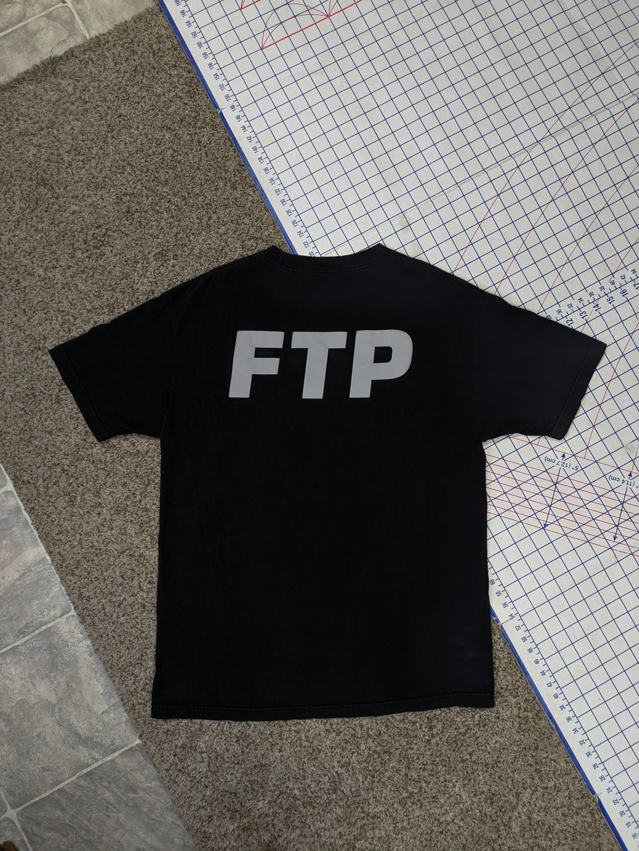 Fuck The Population FTP 3M reflective og logo tee 2015 2016 rare black Large Size US L / EU 52-54 / 3 - 3 Thumbnail