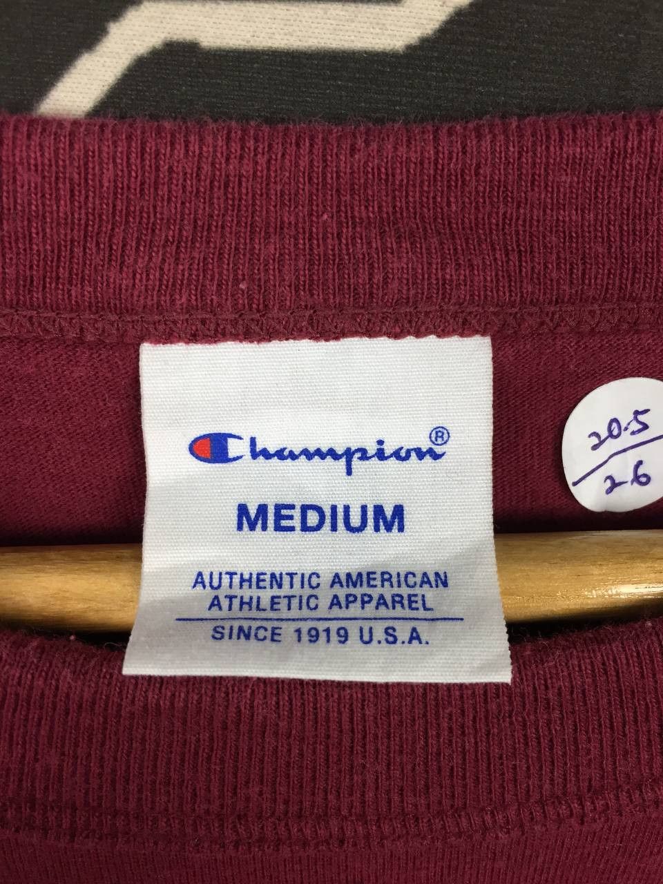 Champion × Vintage Champion Authentic American Athletic Apparel Pocket Tee Size US M / EU 48-50 / 2 - 7 Thumbnail