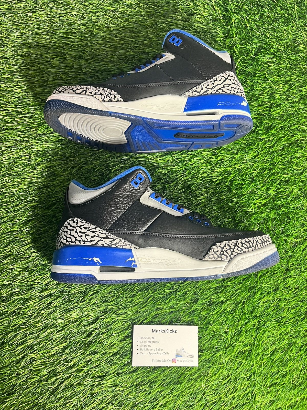 Jordan Brand × Nike jordan 3 sport blue size 8.5 Size US 8.5 / EU 41-42 - 4 Thumbnail