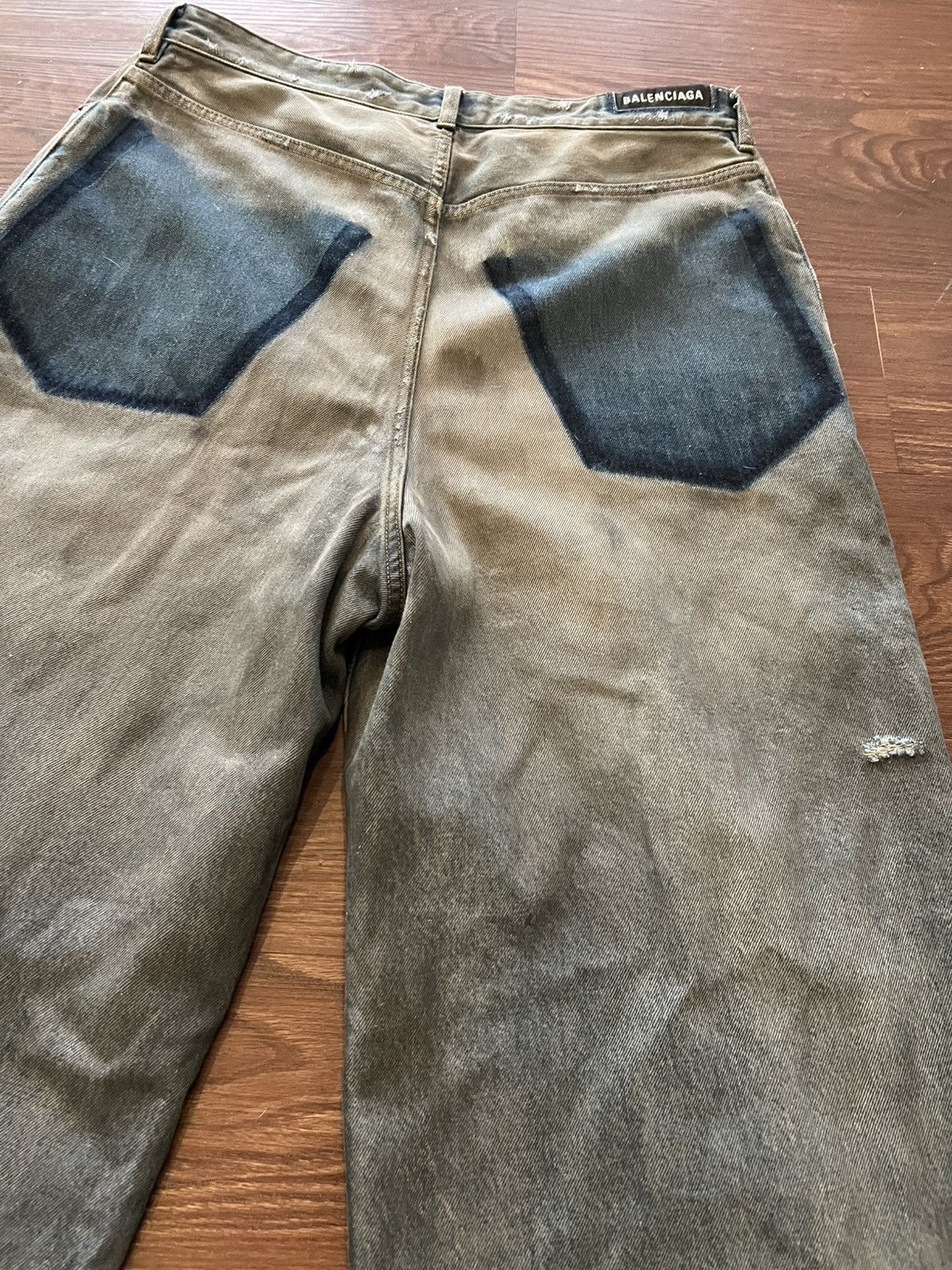 Balenciaga Balenciaga Patched Pockets Baggy Denim Size US 32 / EU 48 - 8 Thumbnail