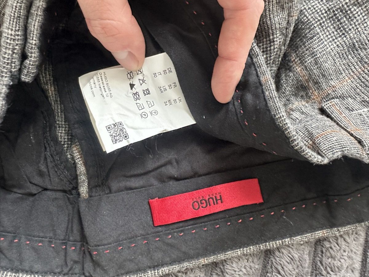 Hugo Boss Wool Check Trousers Size US 34 / EU 50 - 4 Thumbnail