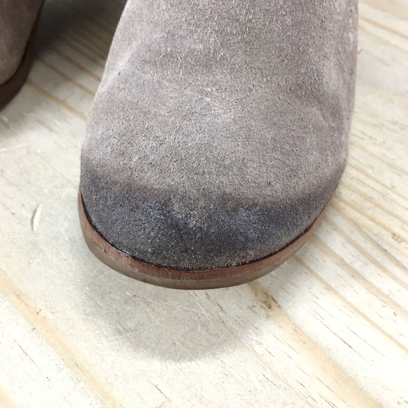 Toms Toms Boots Womens 7.5 Lunata Ankle Bootie Taupe Lace Up Round Toe Block Heels Boots Size US 8 / IT 38 - 5 Thumbnail