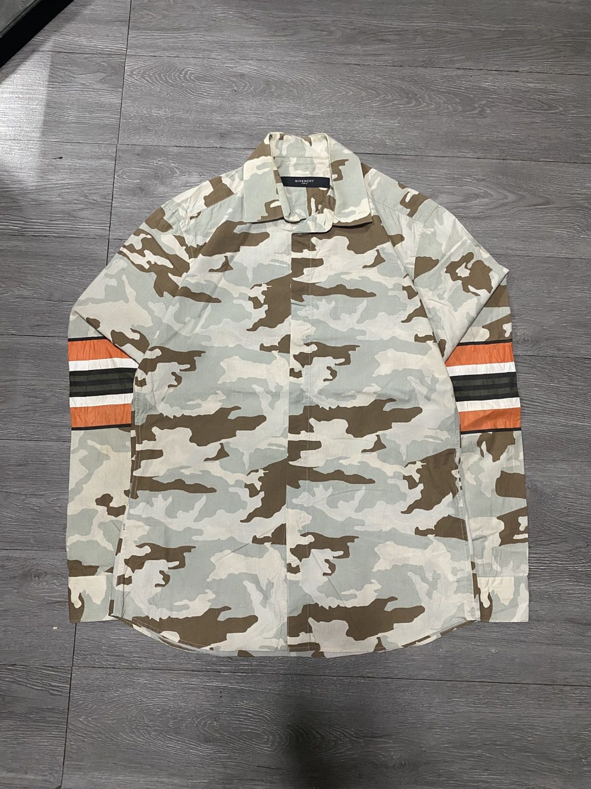 GIVENCHY CAMOUFLAGE LONGSHIRTS