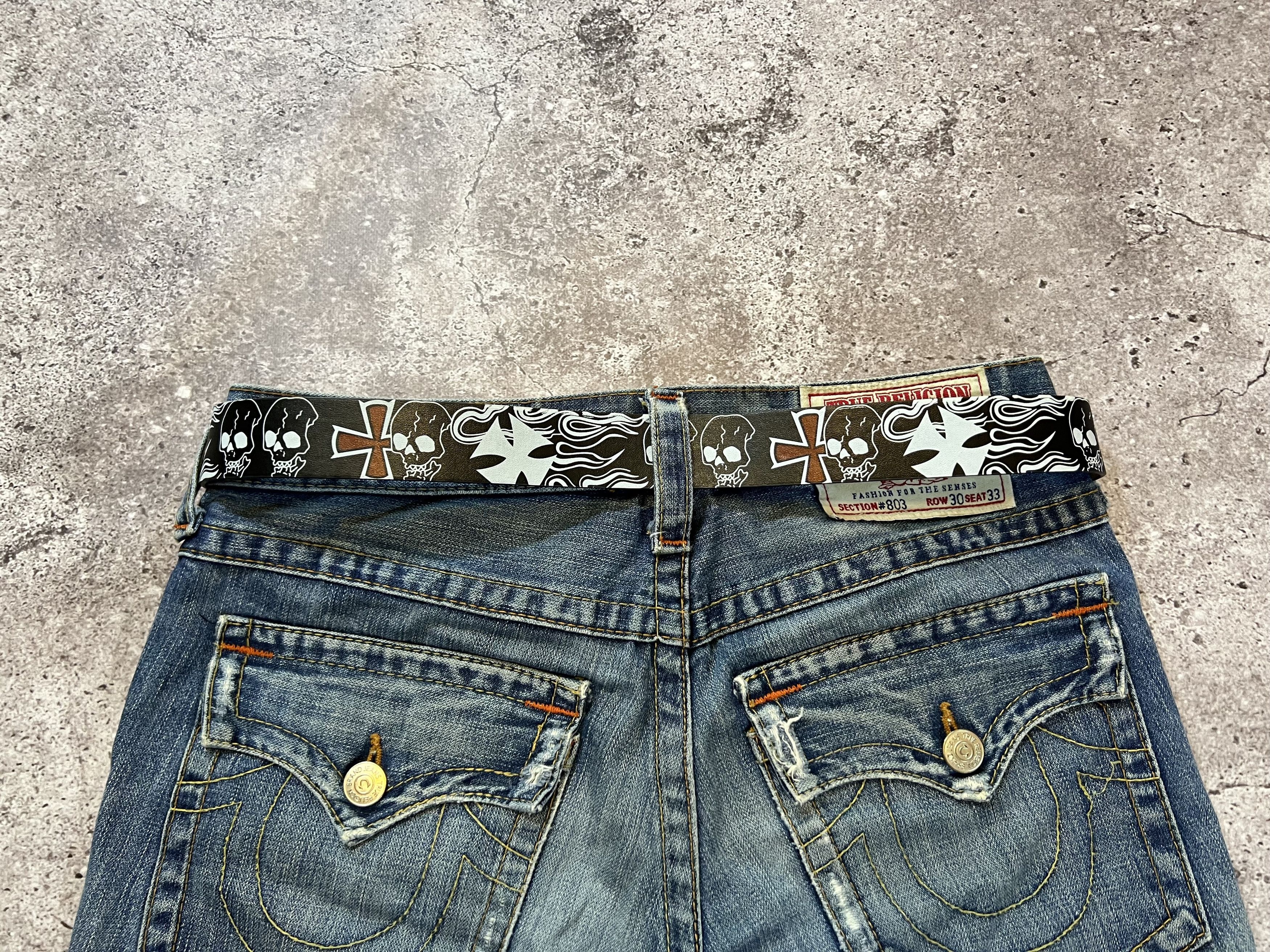 Other Vintage Y2k Flame Skull Belt Hype Size ONE SIZE - 6 Thumbnail